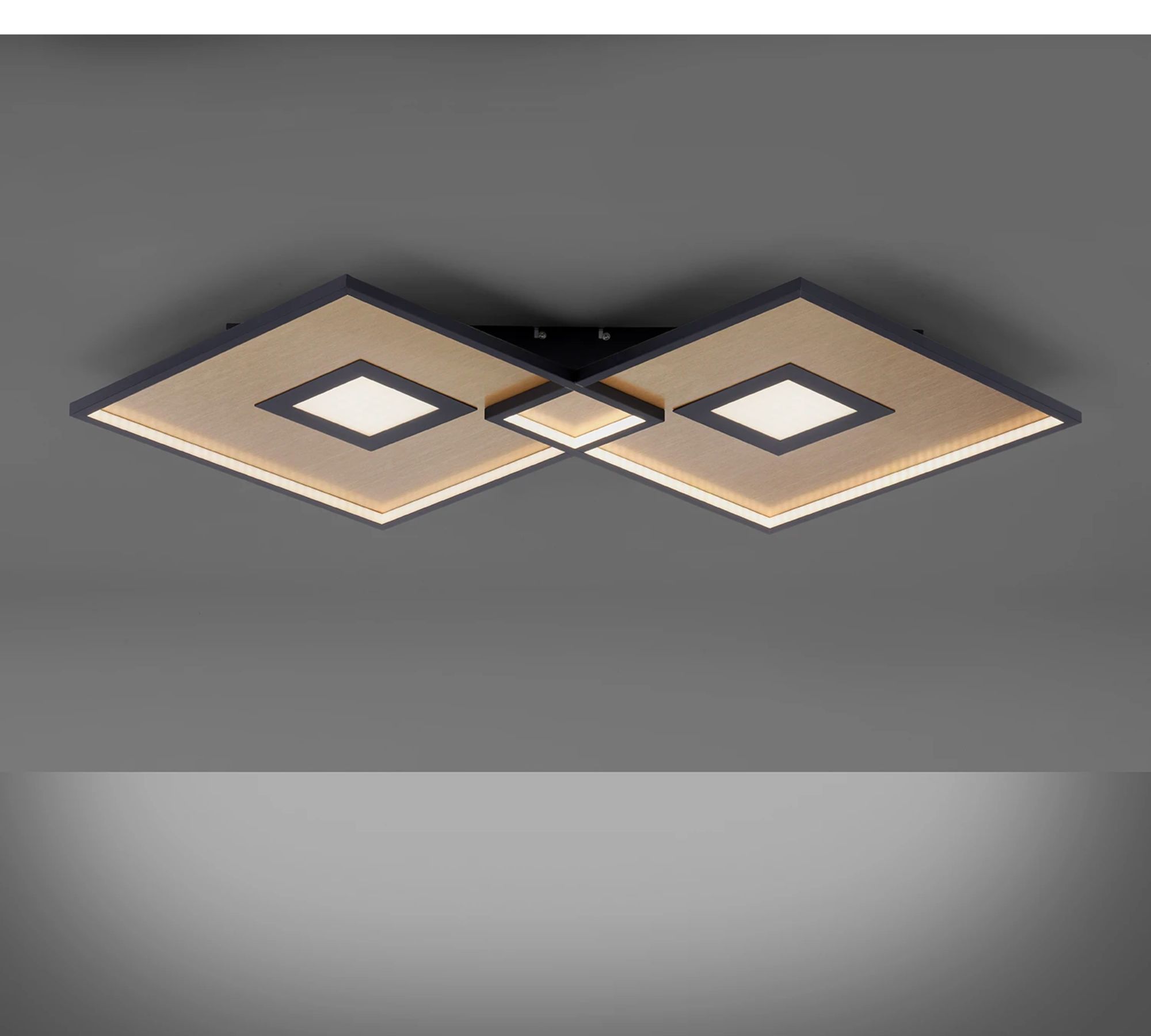 LED Deckenleuchte 1-flammig Aluminium