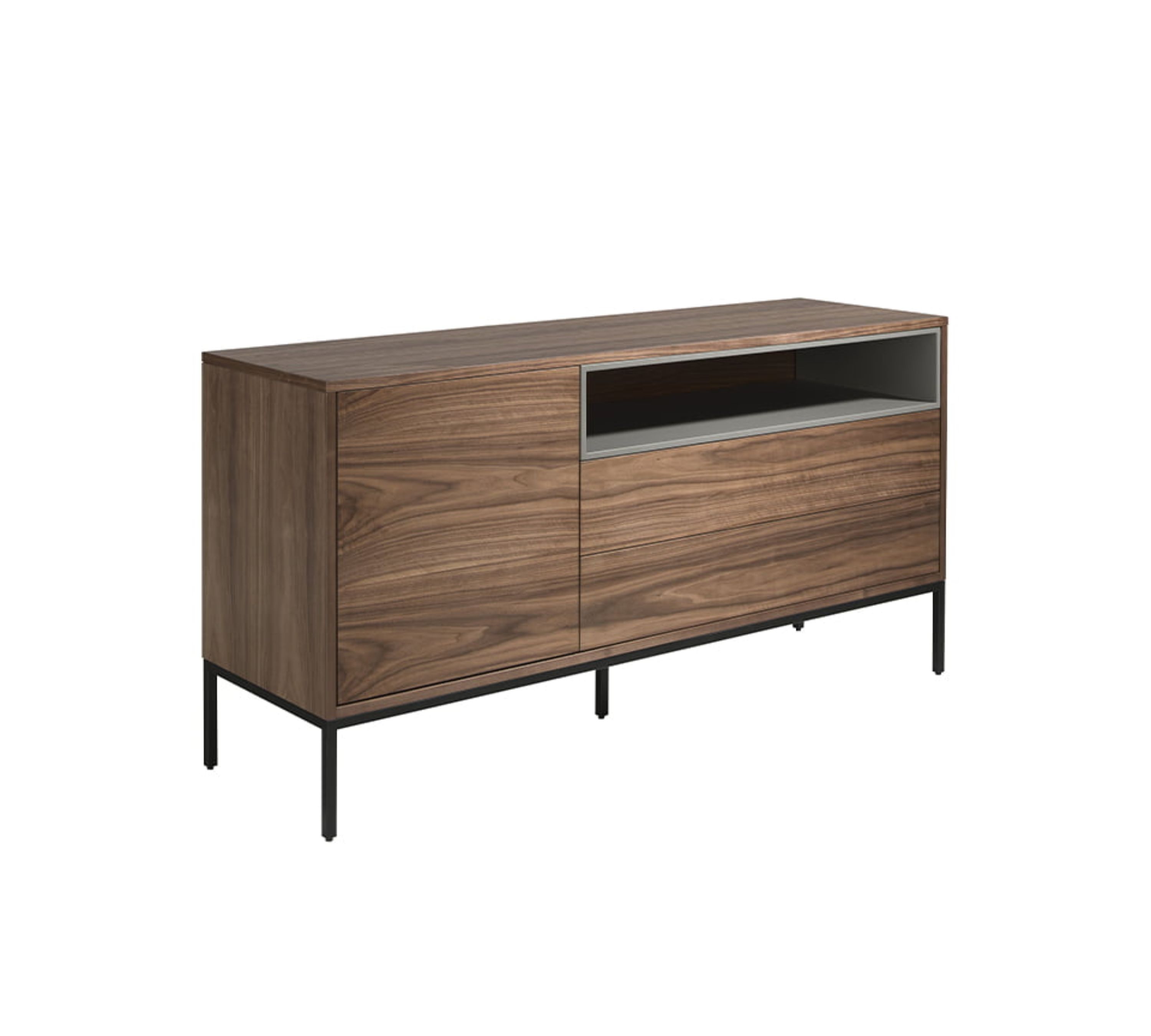 Sideboard Walnussholz Braun 