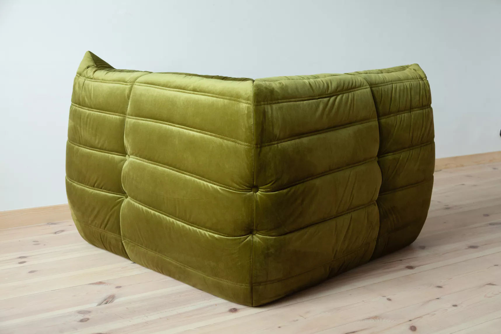 Set Lounge Togo 4 pz. Velluto Verde oliva
