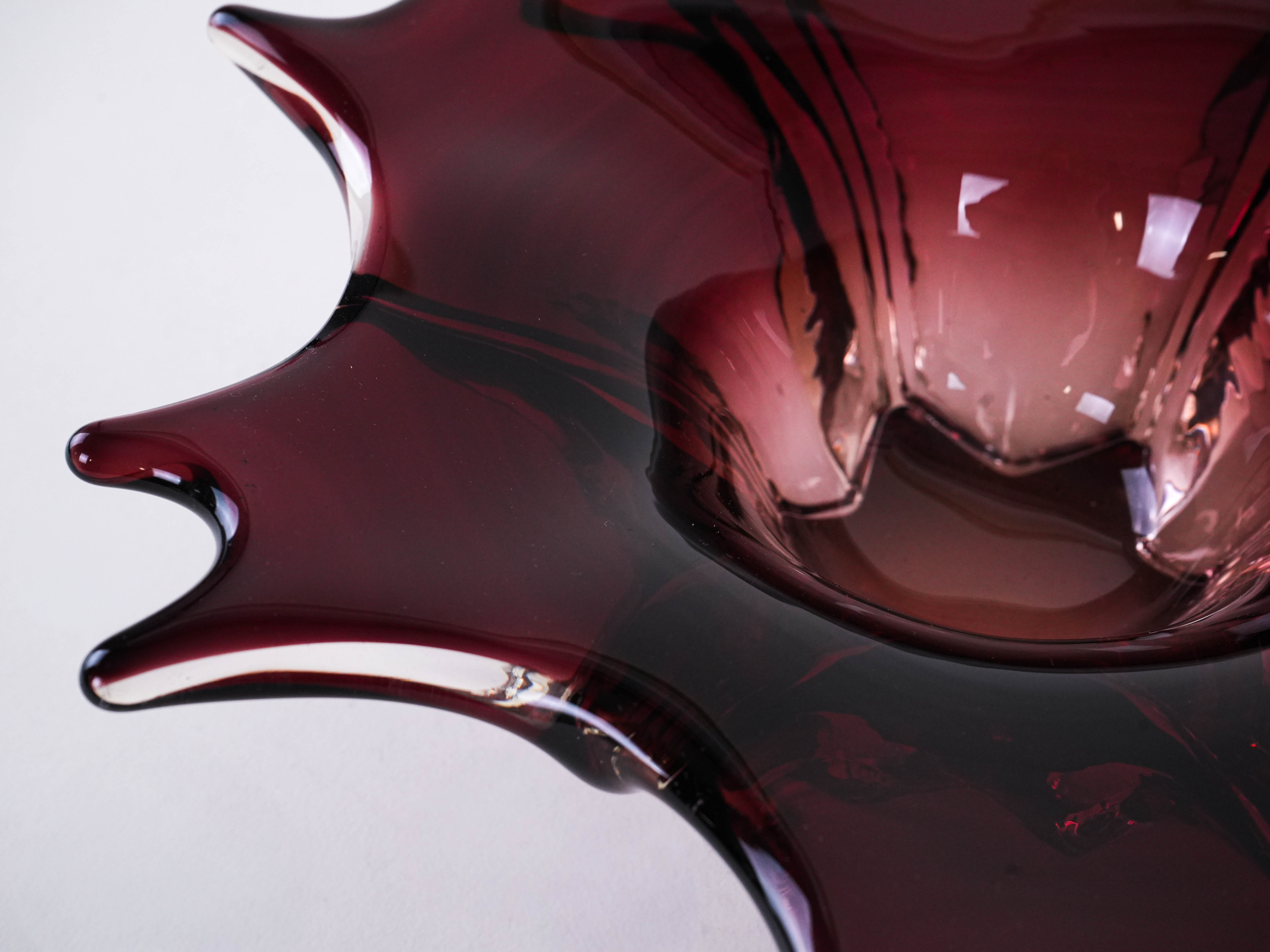 Glassplatte 1970er Jahre 