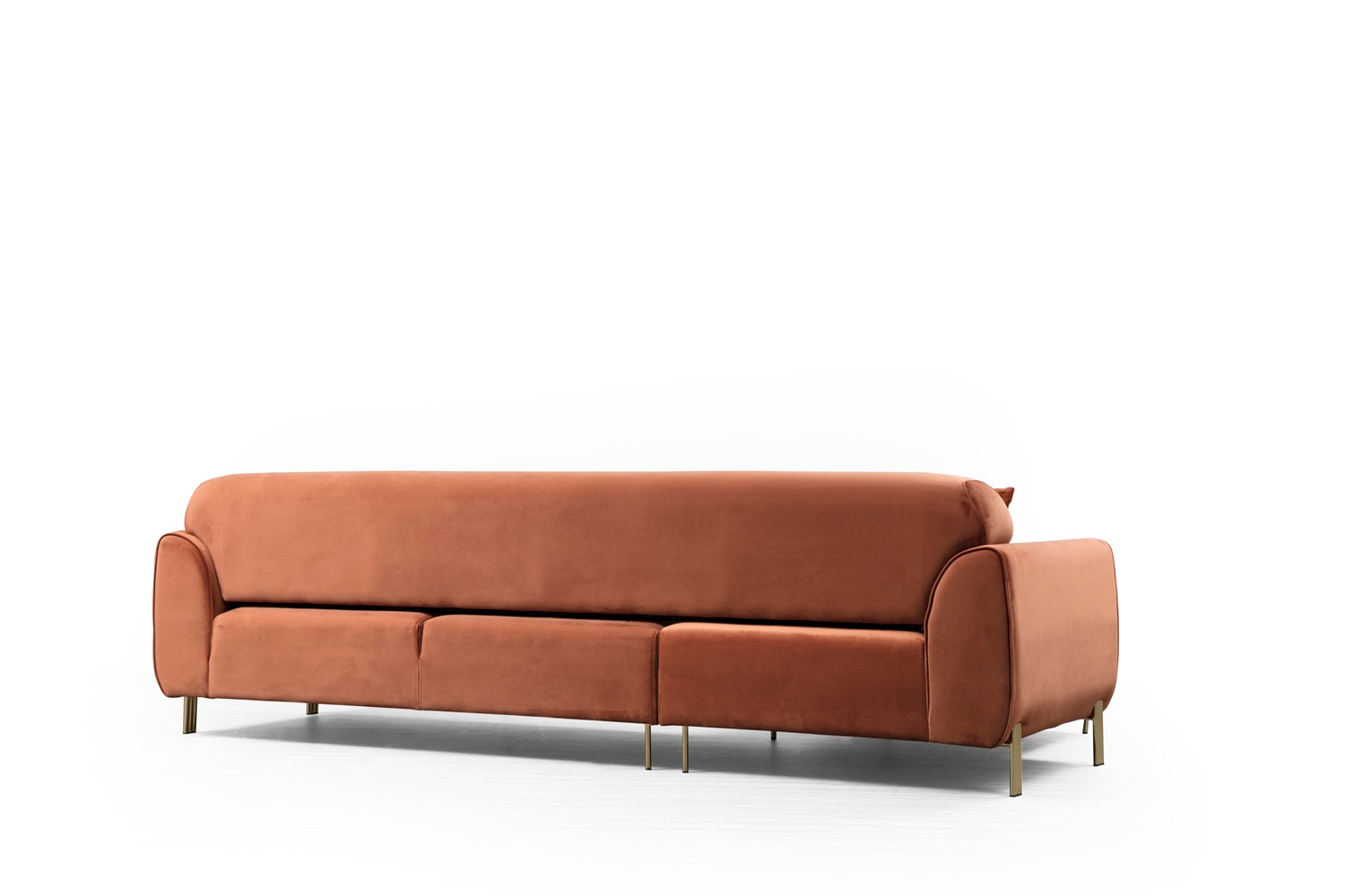 Image Ecksofa Links Braun