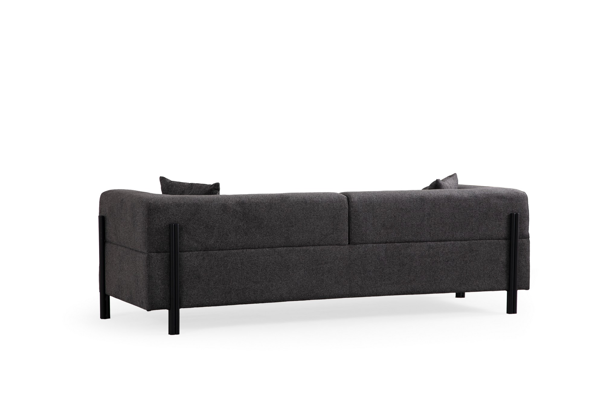 Gio 3-Sitzer Sofa Schwarzgrau