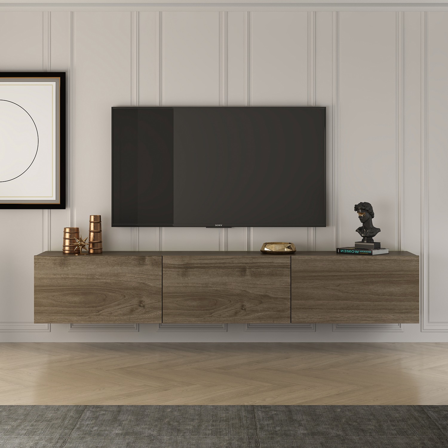 TV stand Walnut