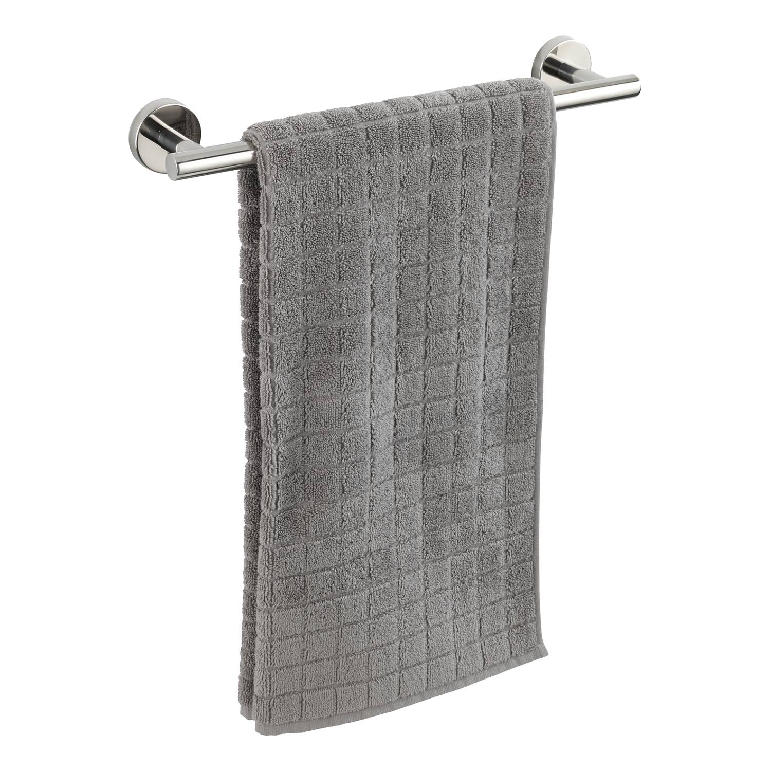 Badetuchstange Bosio Edelstahl Silber