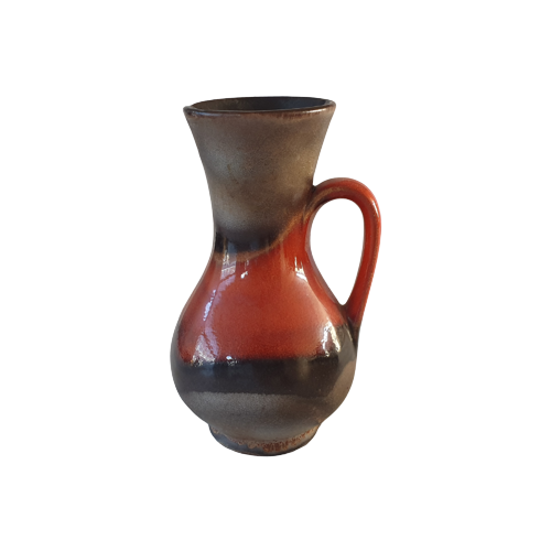 Vintage Vase Keramik Mehrfarbig