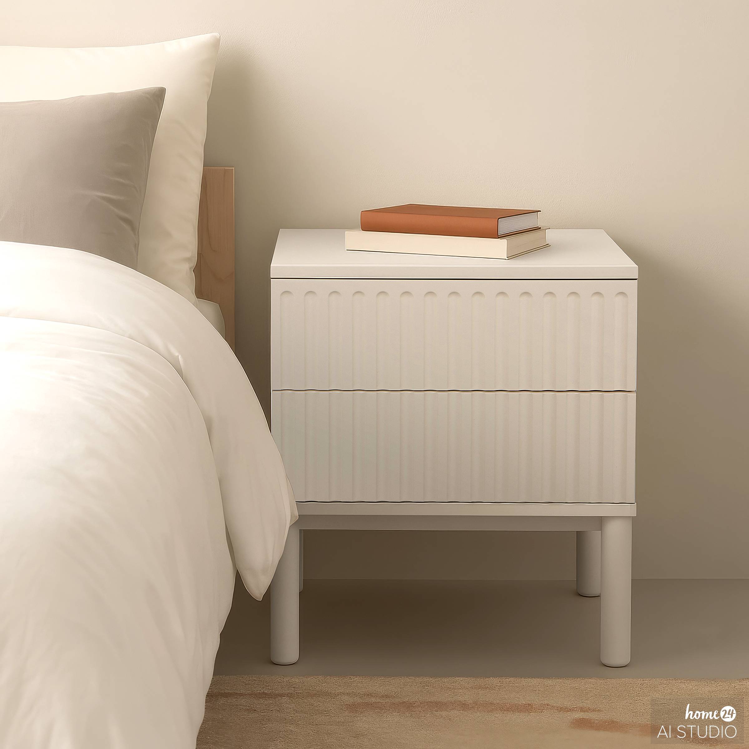 Holov Nachtkommode Beige