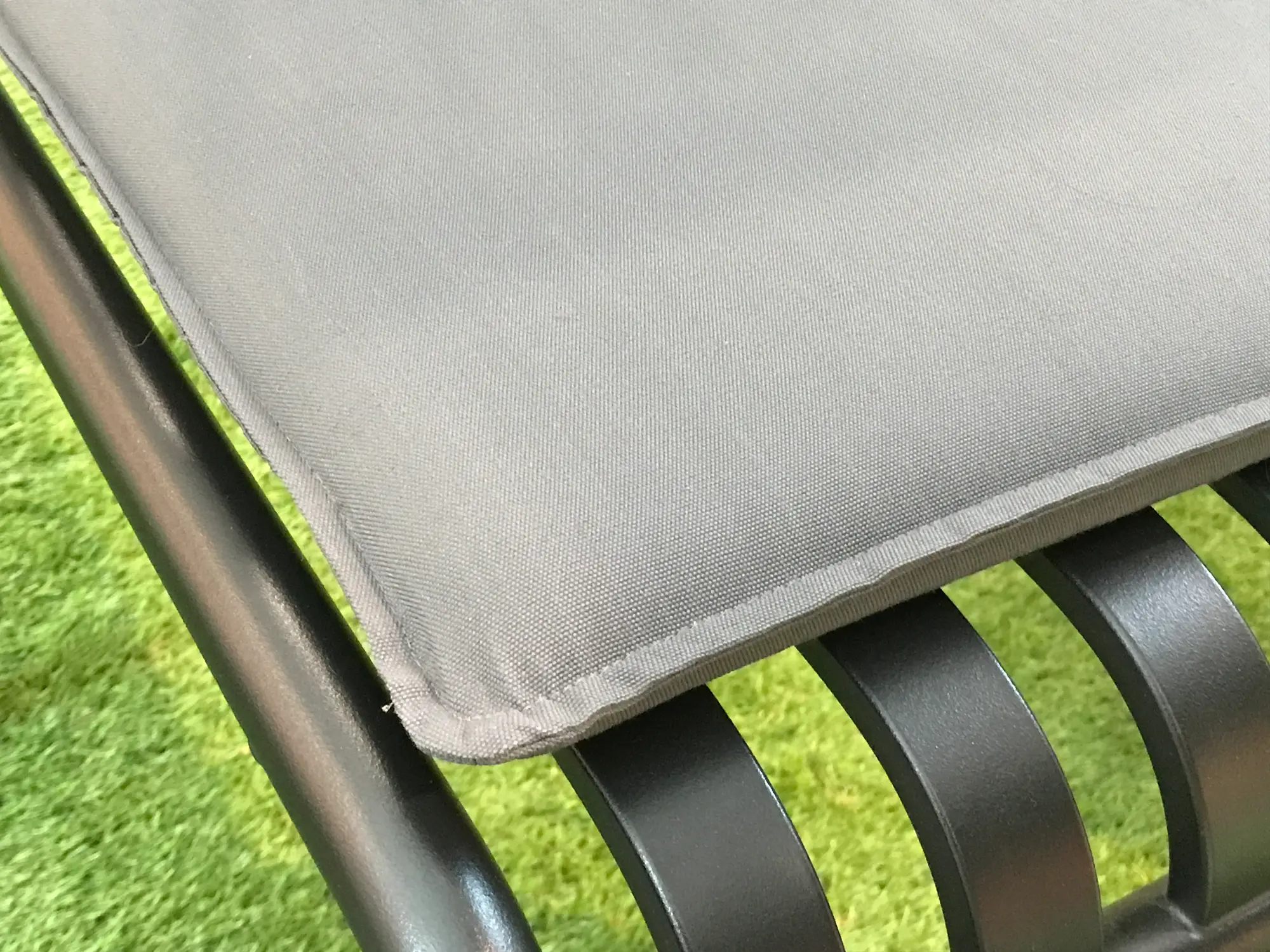 Palissade Gartenstuhl Metall Schwarz