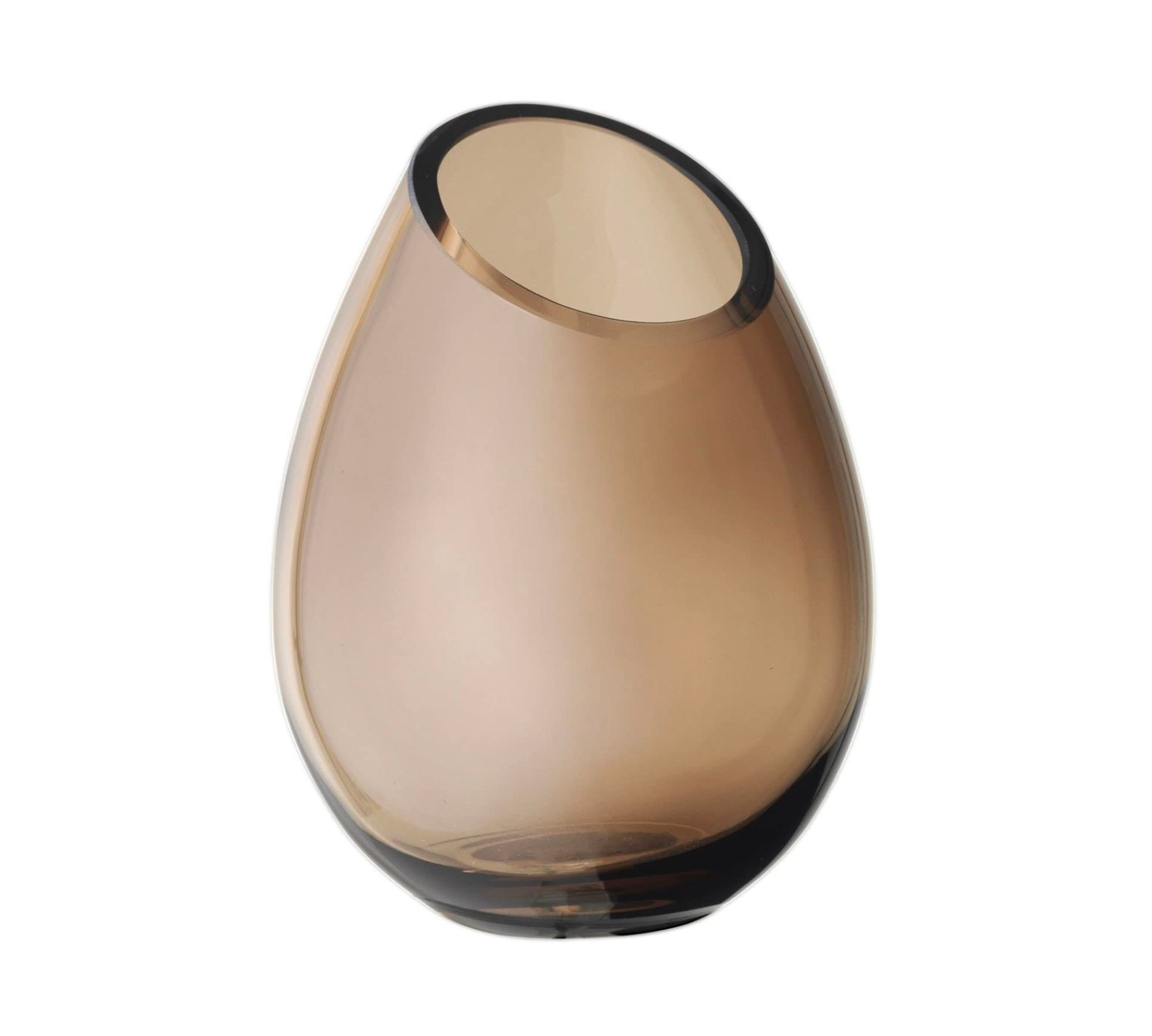 Drop Vase Glas Coffee Höhe 17cm 65964