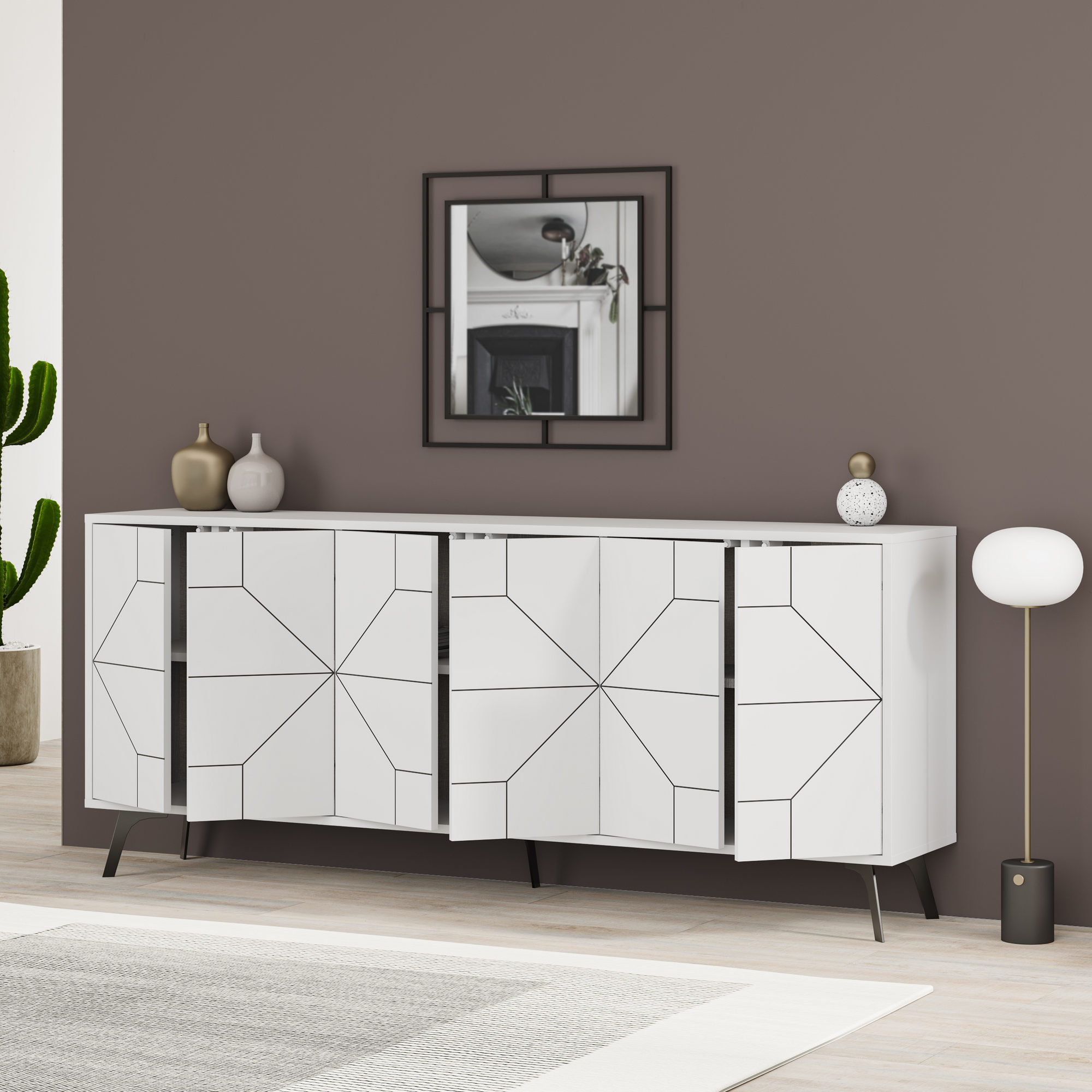 Credenza Dune Bianca