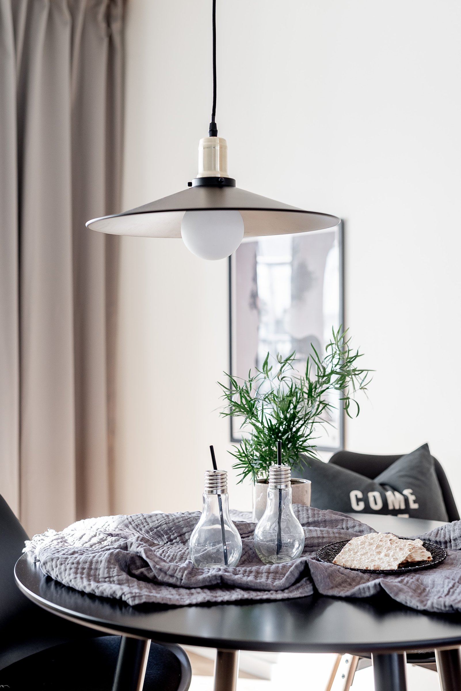 Disc Pendelleuchte Schwarz Ø 40cm