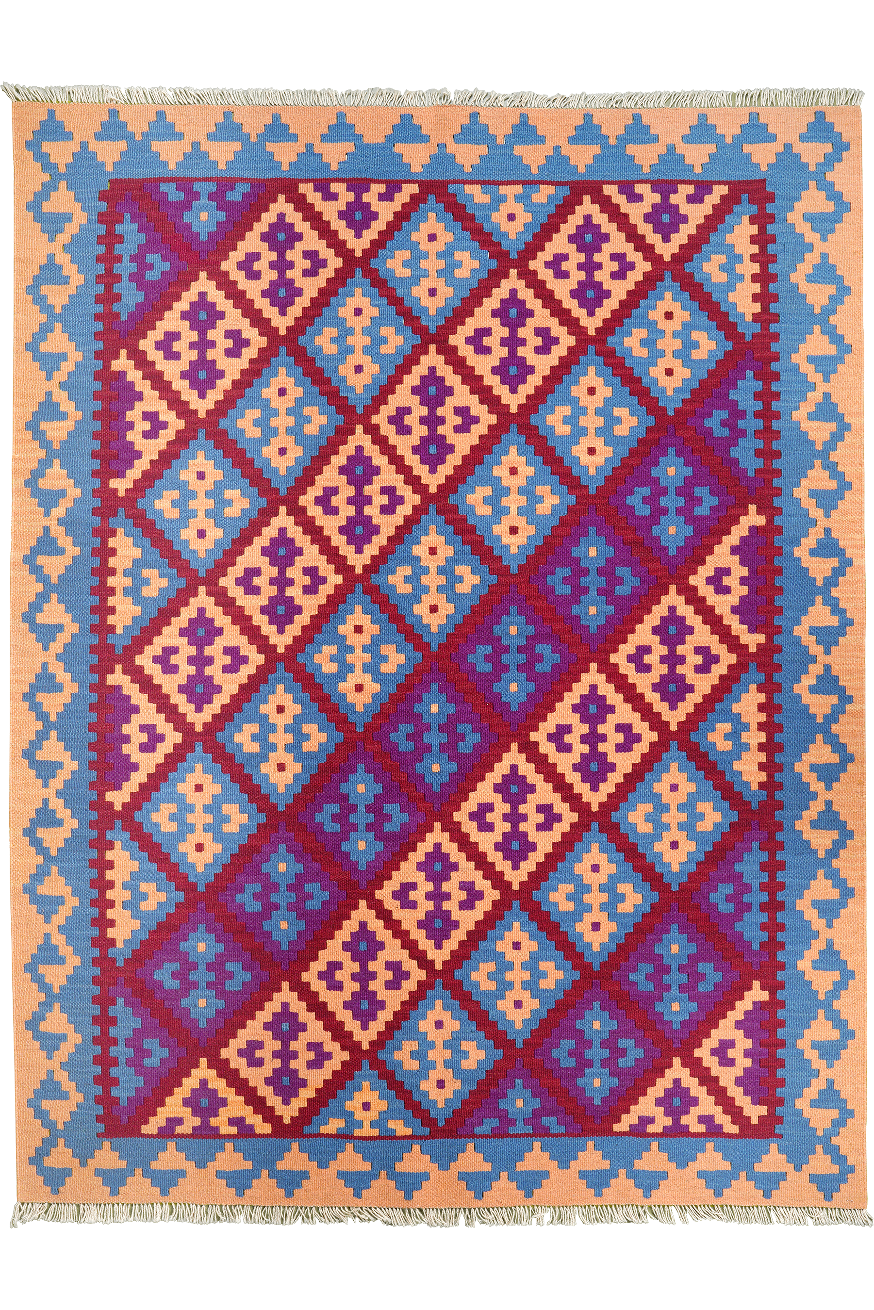 Kilim Gashgai Teppich Mehrfarbig