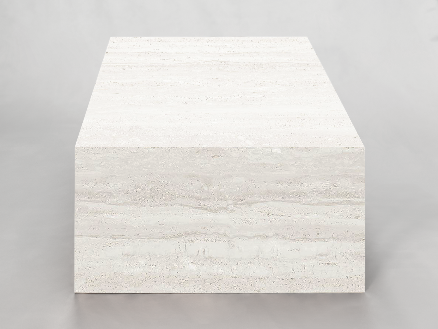 Coffee table Low Travertine Cream