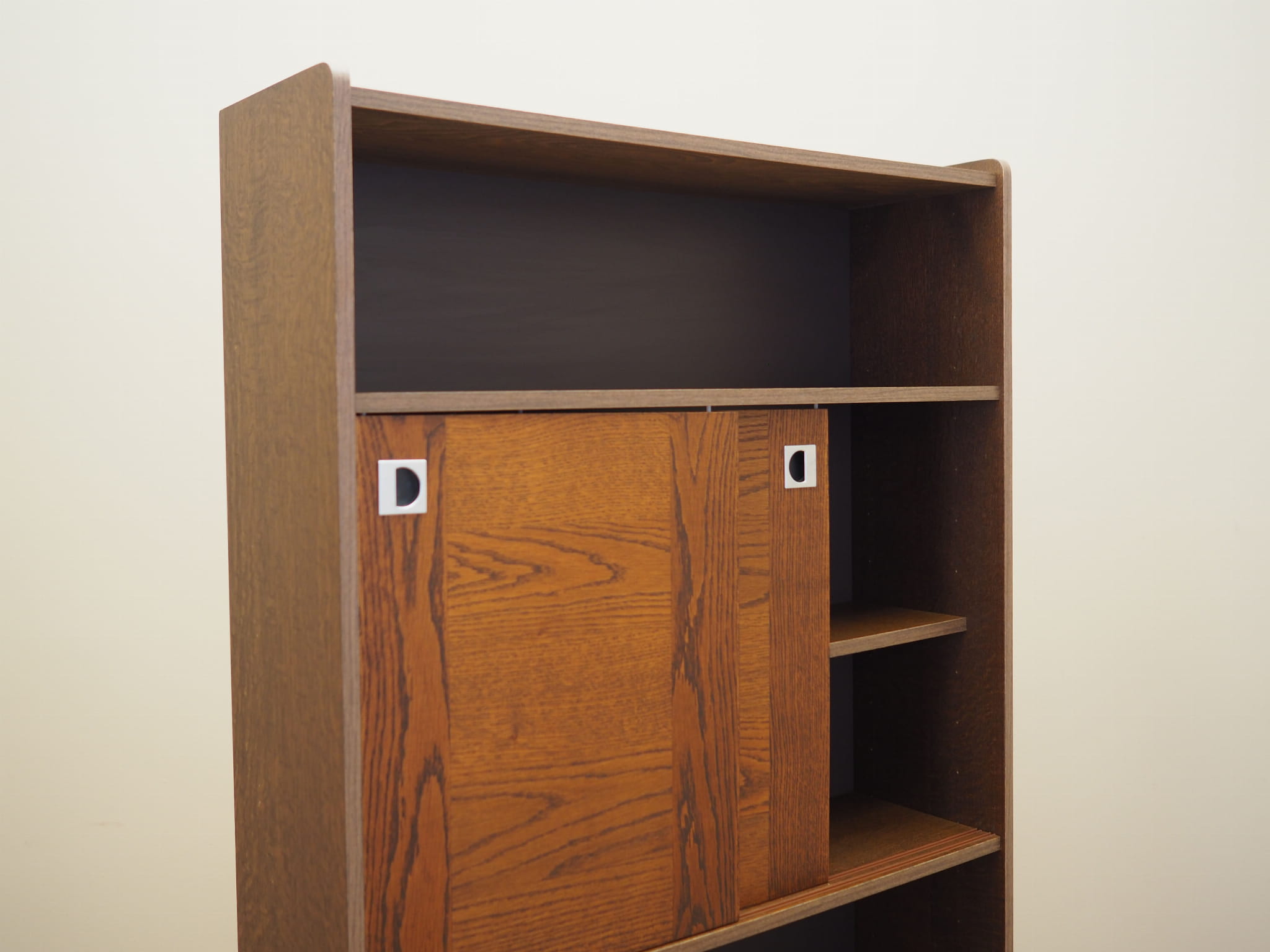 Bookshelf Wood Brown 1970s