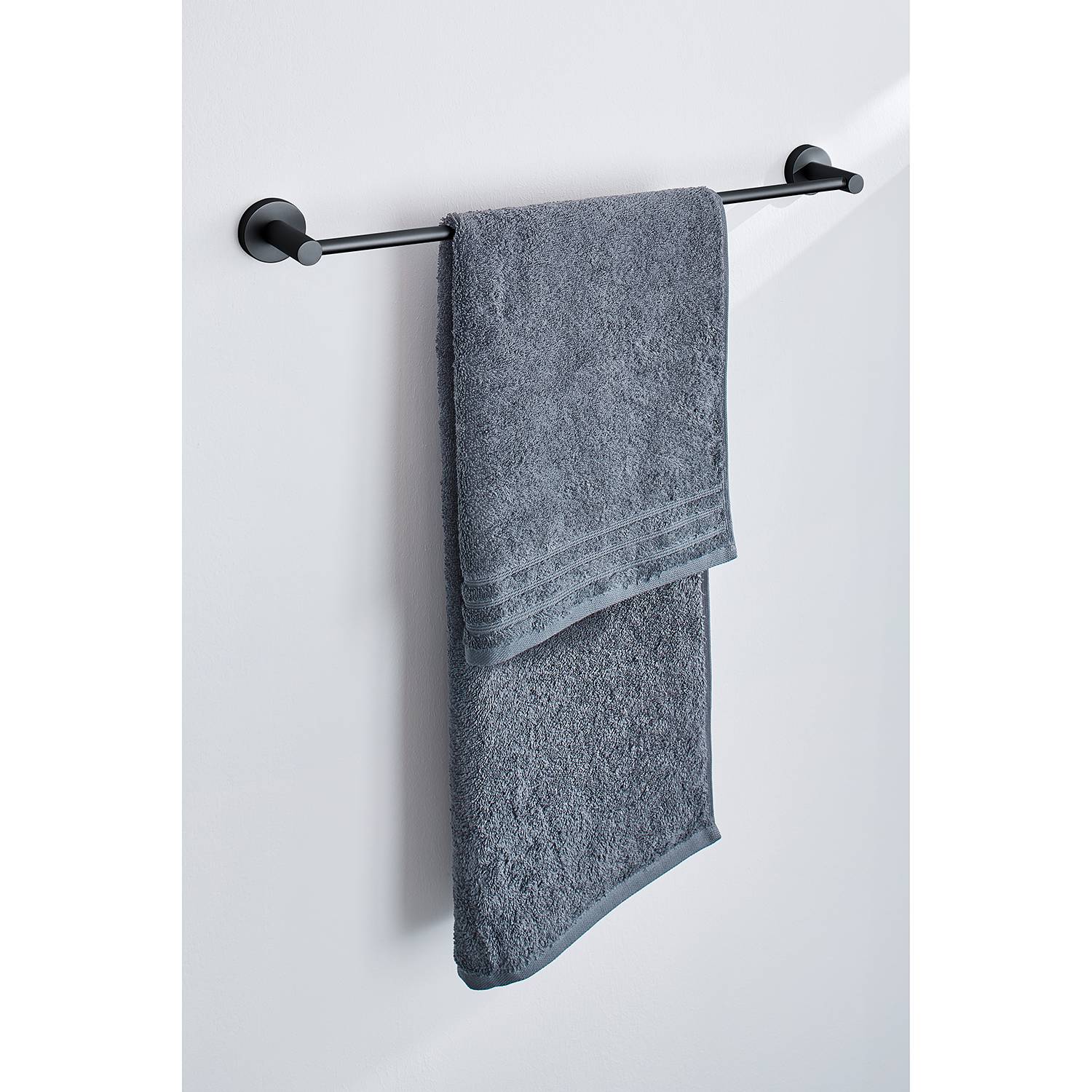 Towel rail Apollo Nero Aluminium Black