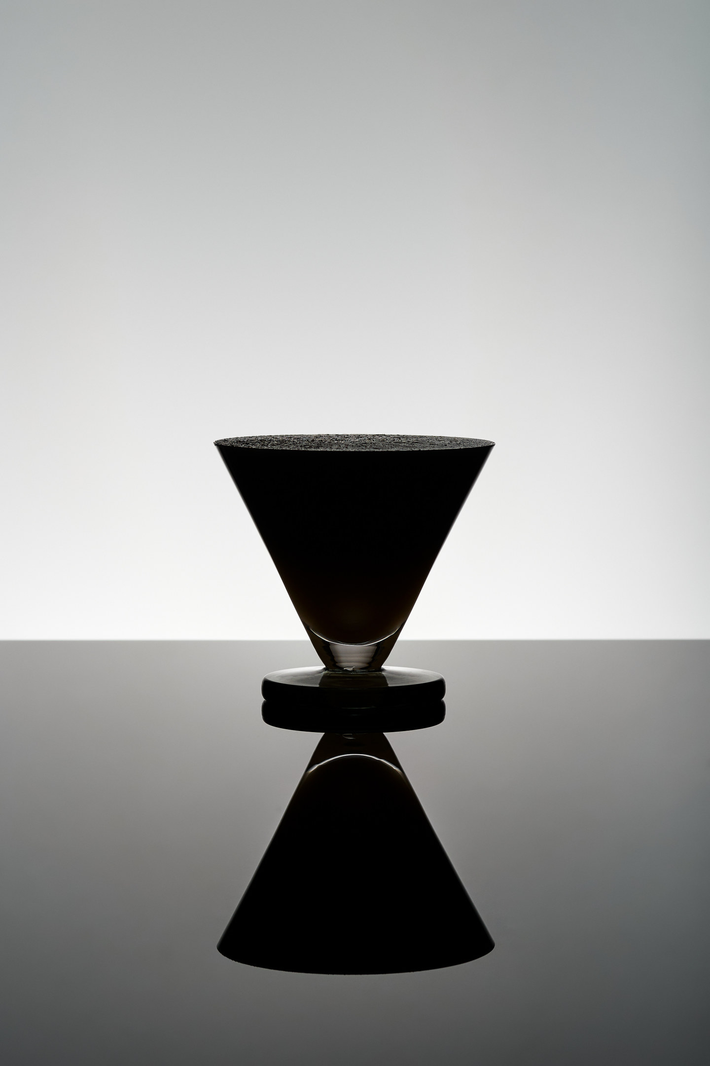 Puck Cocktail Glass 2-piece Set Transparent