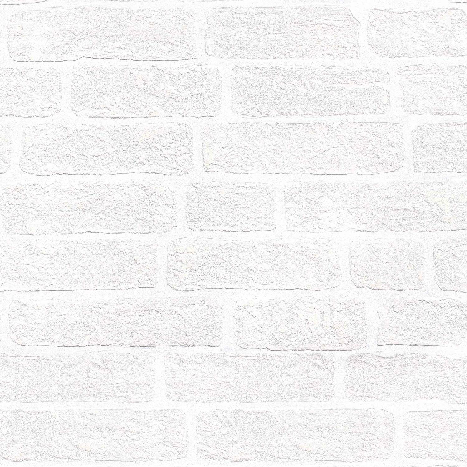 Vliestapete Steine Vlies Weiß