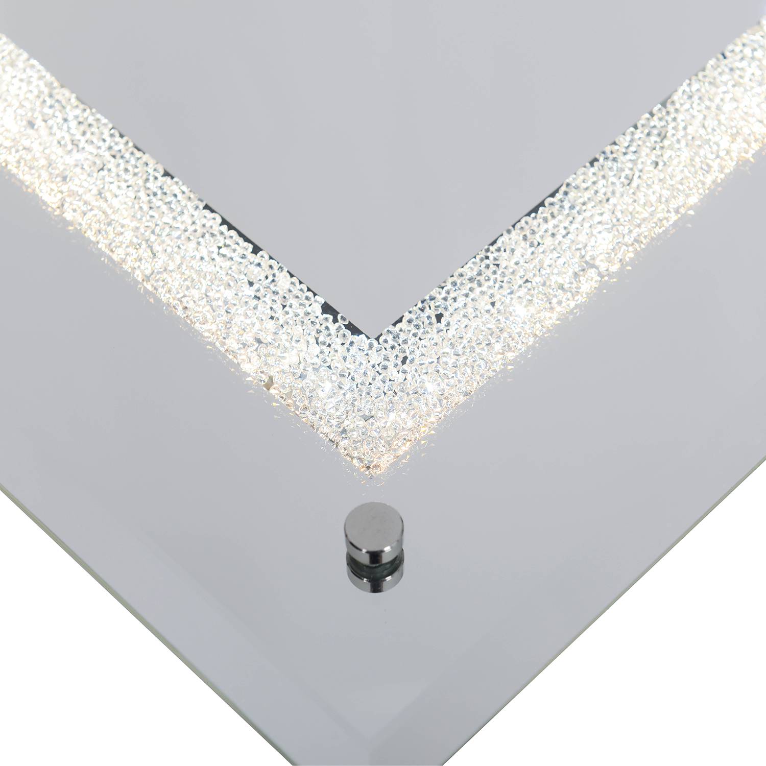 Aarau LED-Deckenleuchte Edelstahl Silber