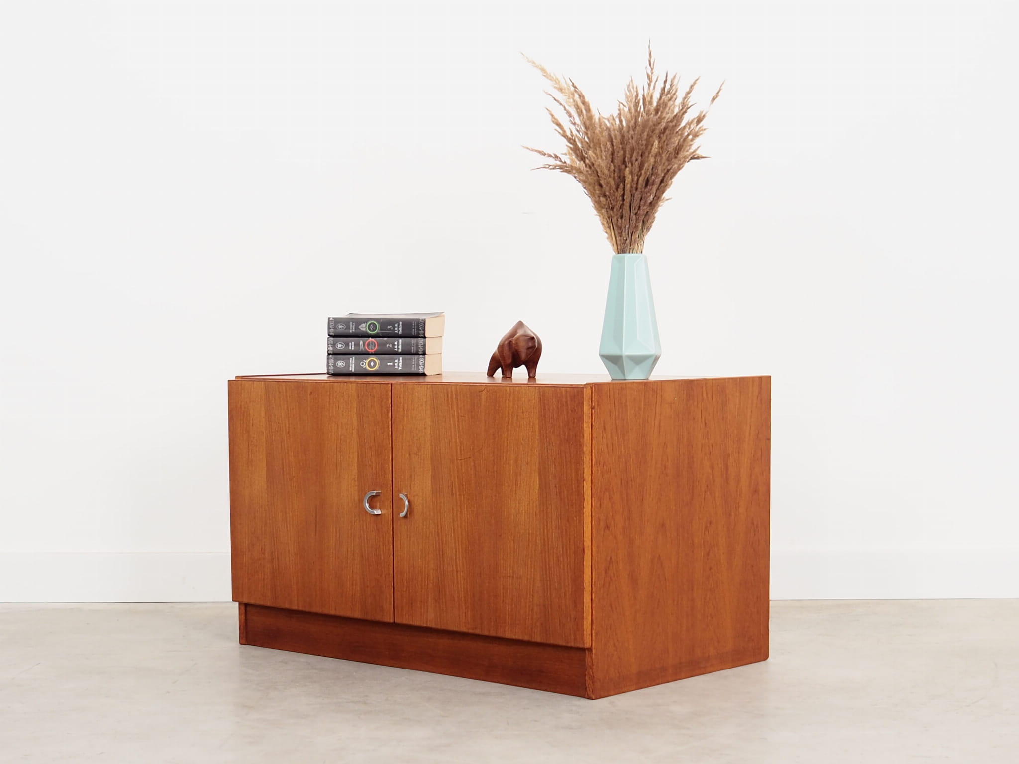 Vintage Schrank Teakholz Braun 1970er Jahre