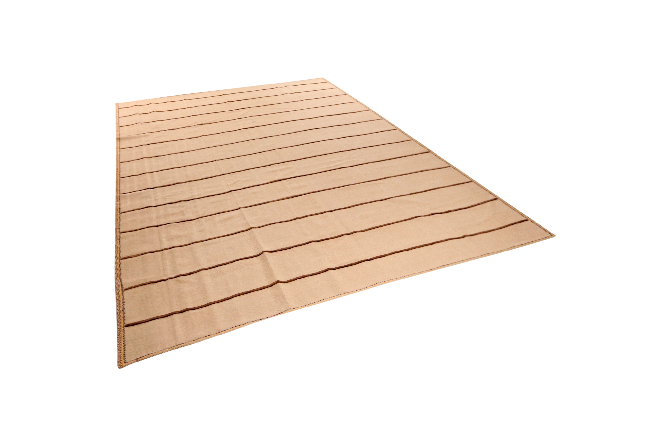 Kilim Afshar Carpet Light Brown