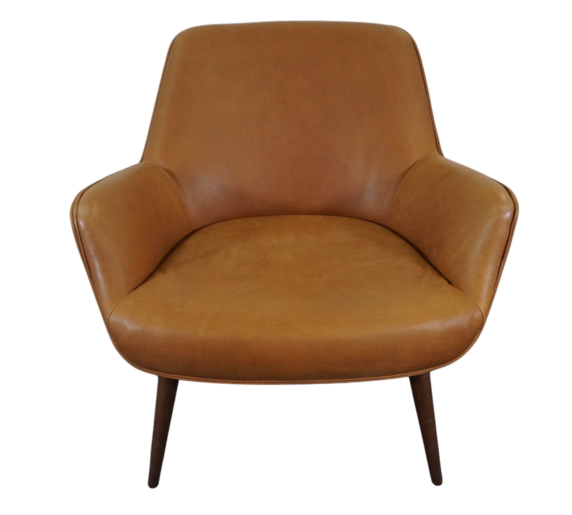 Oscar Sessel Leather Bronze