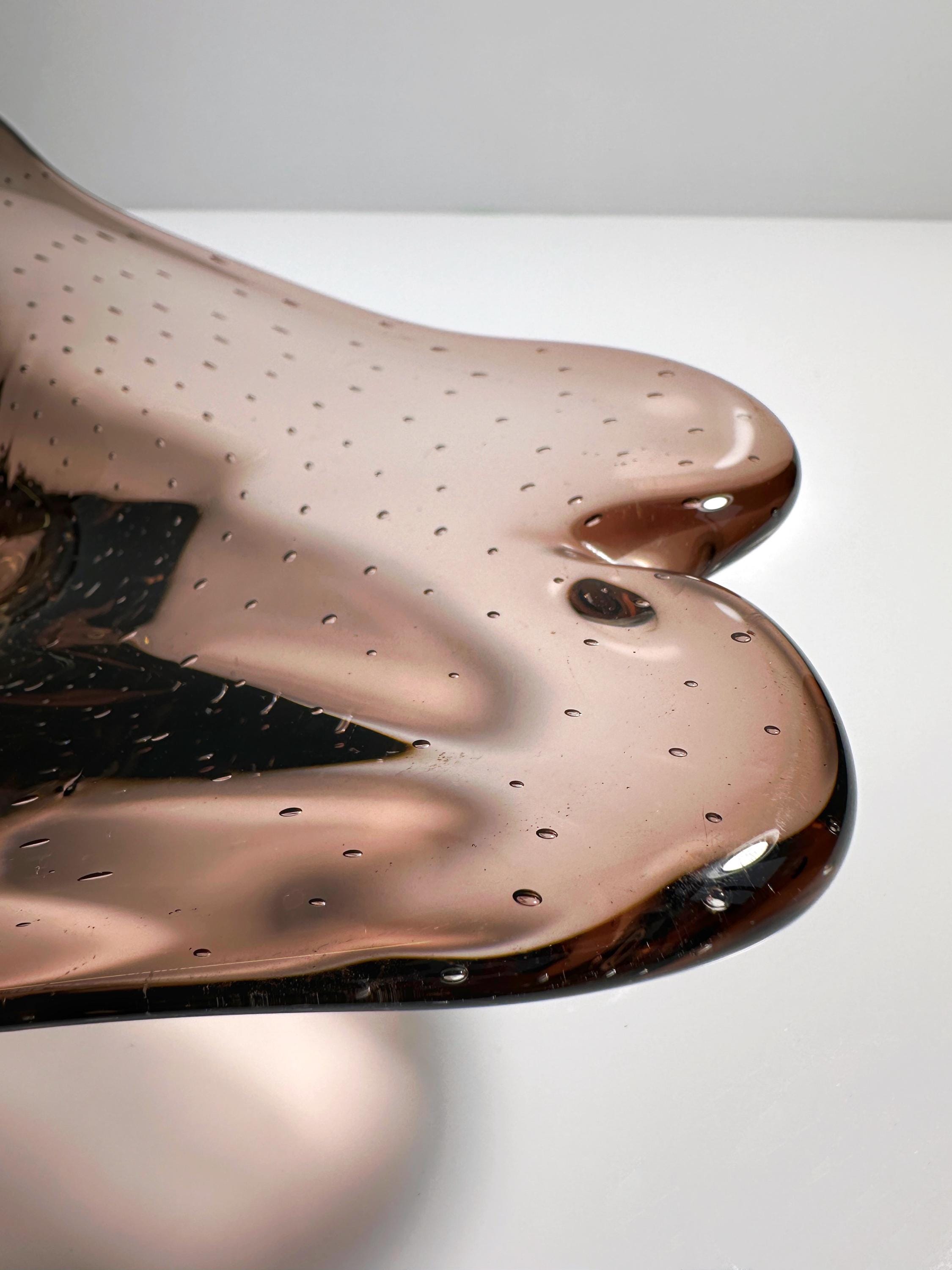 Vintage Obstschale Muranoglas 1970er Jahre