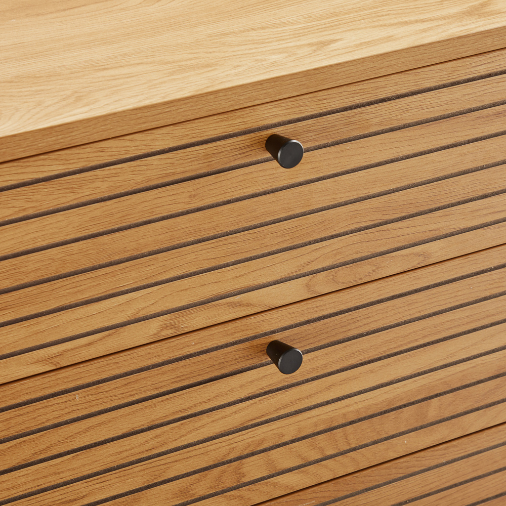 LINNO K Chest of drawers 4 drawers Wood Brown