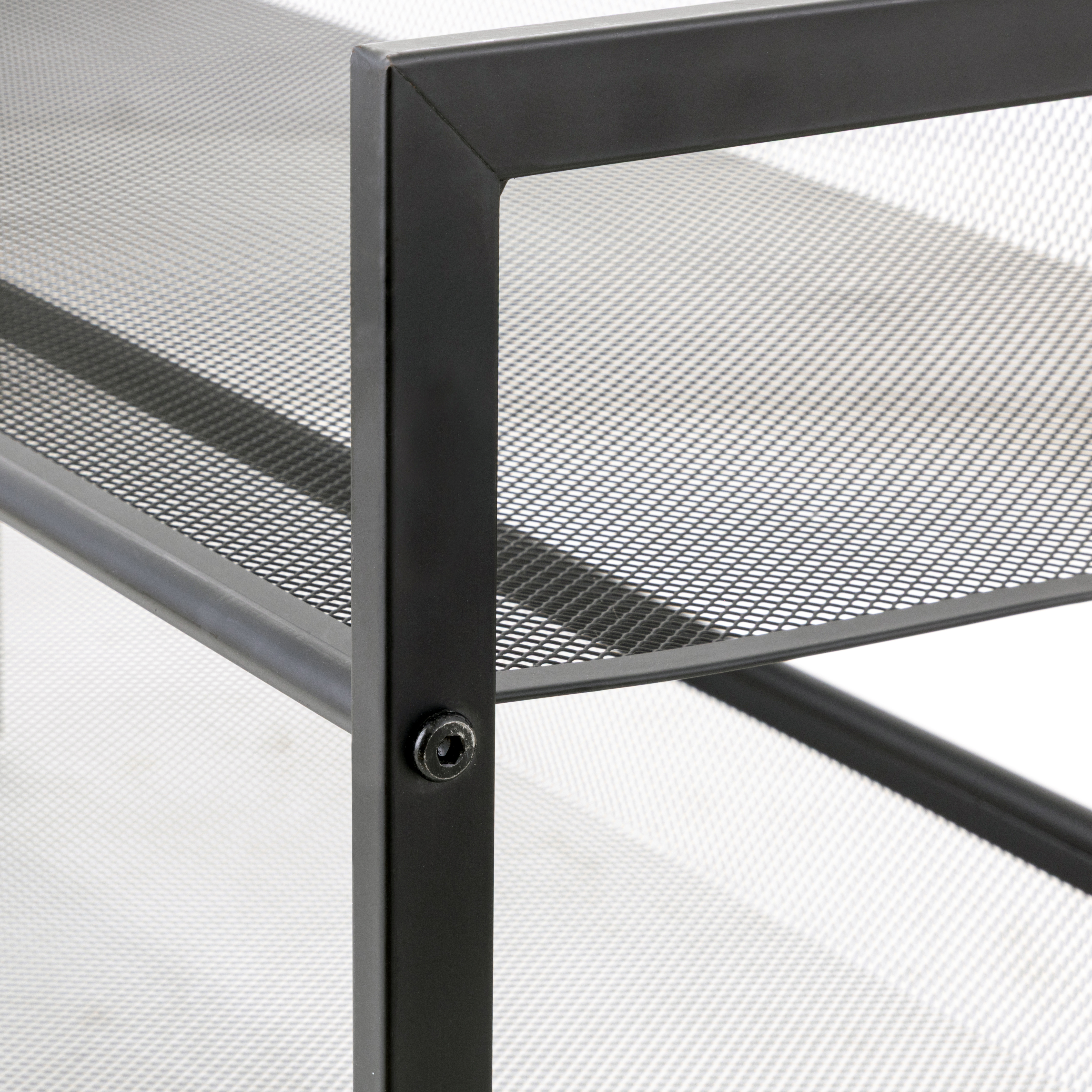 Tecnor Schuhregal Metall Schwarz