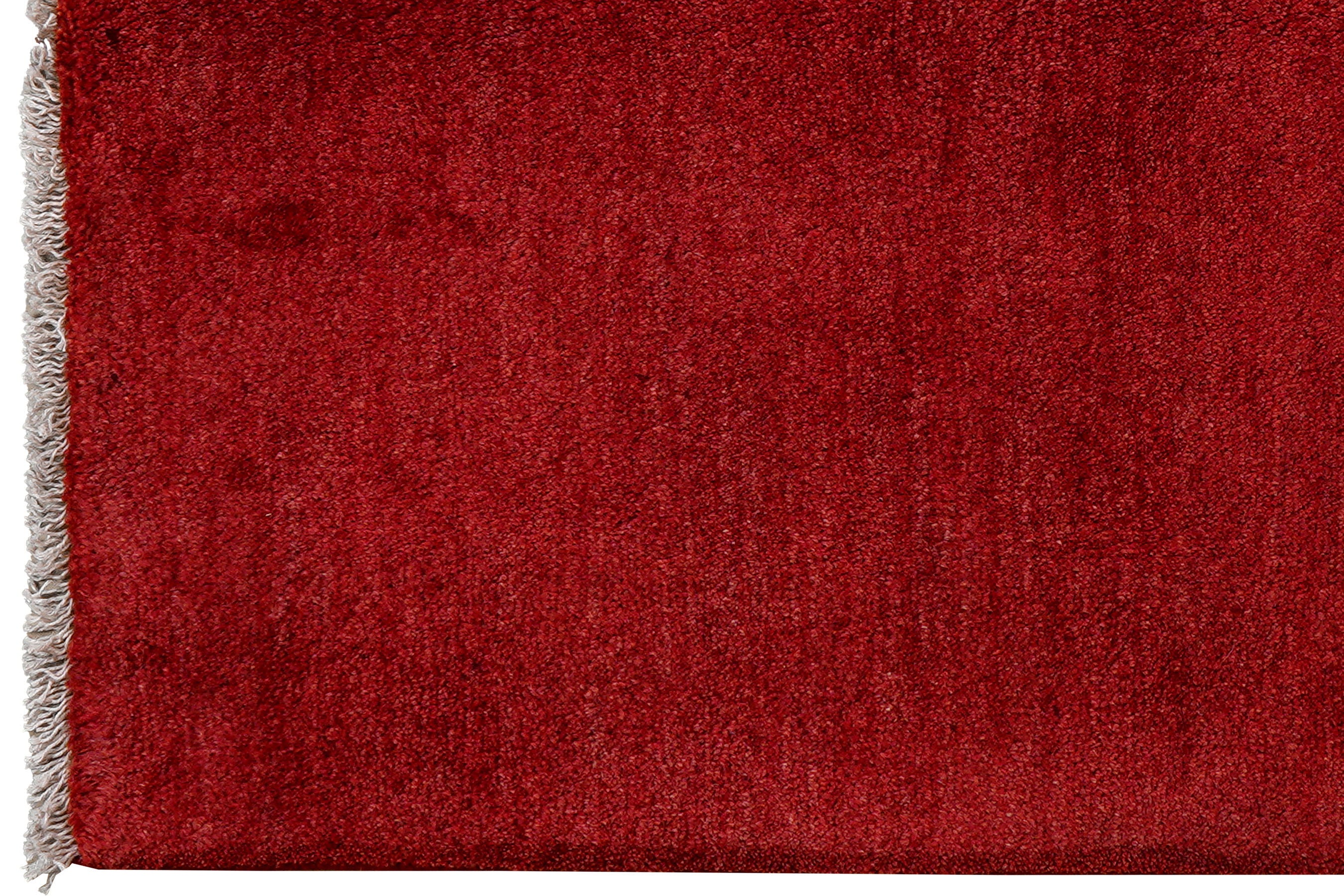 Tappeto Gabbeh lana rosso