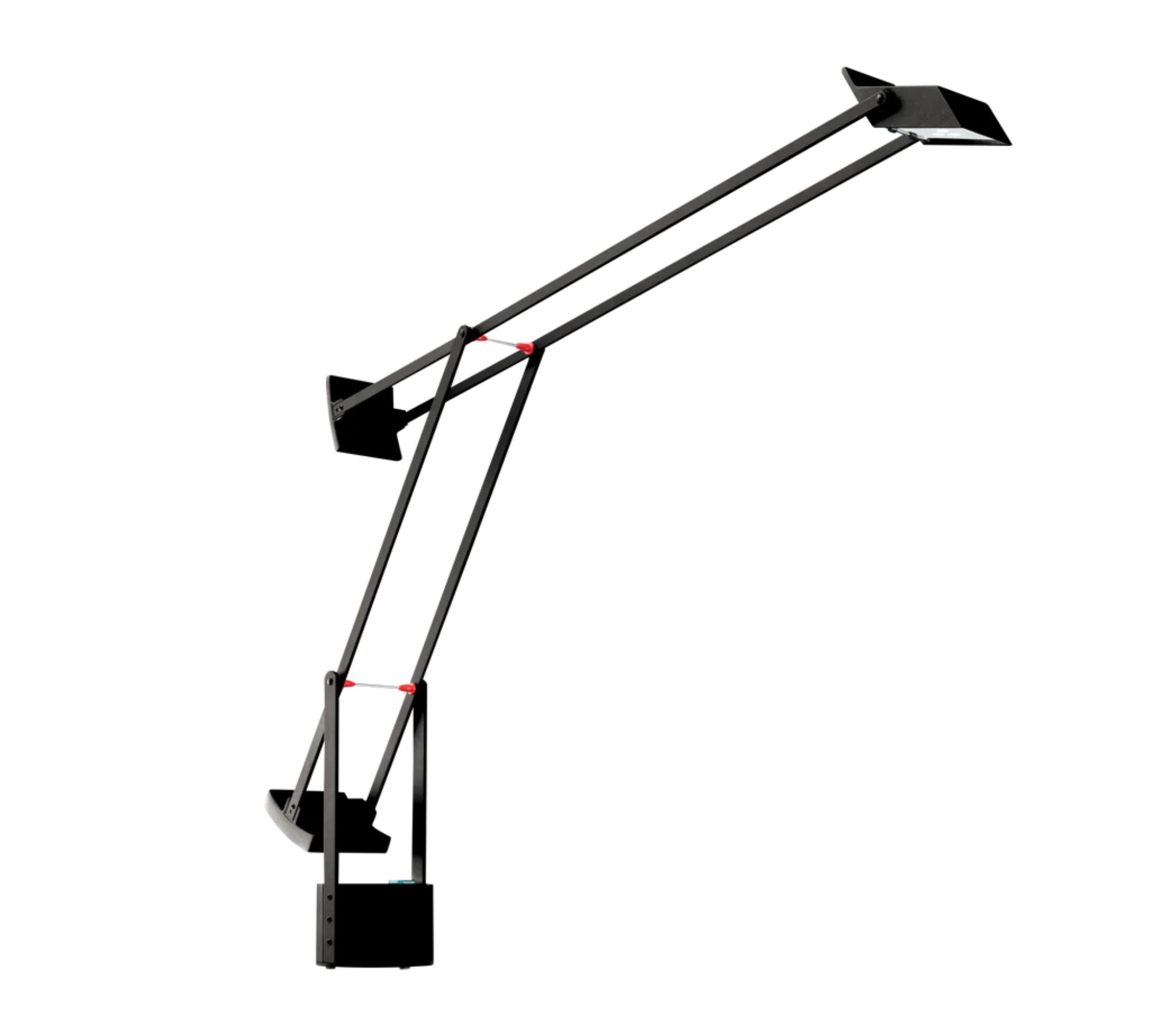 8x Artemide Tizio Tischleuchte Aluminium Schwarz