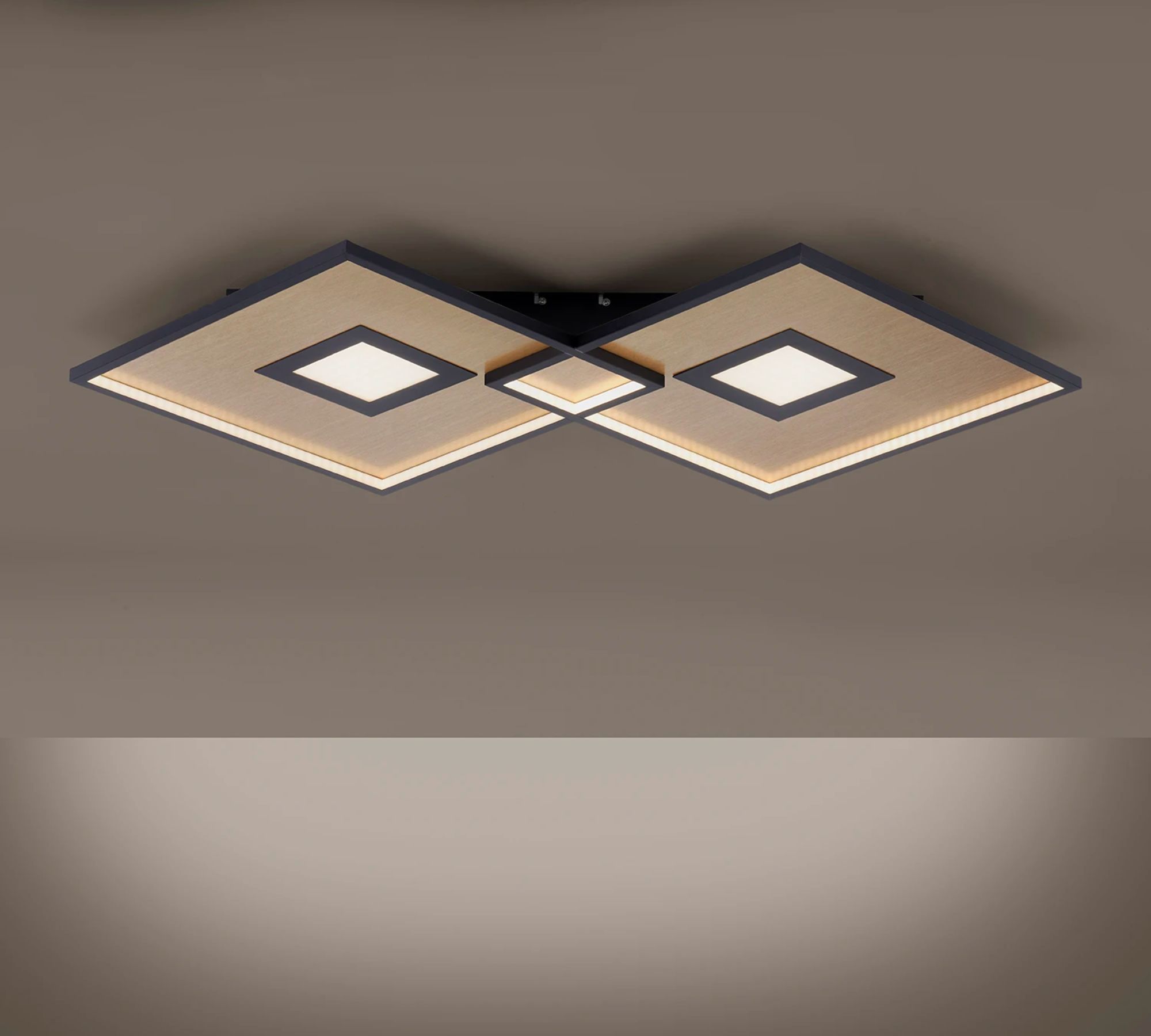 LED Deckenleuchte 1-flammig Aluminium