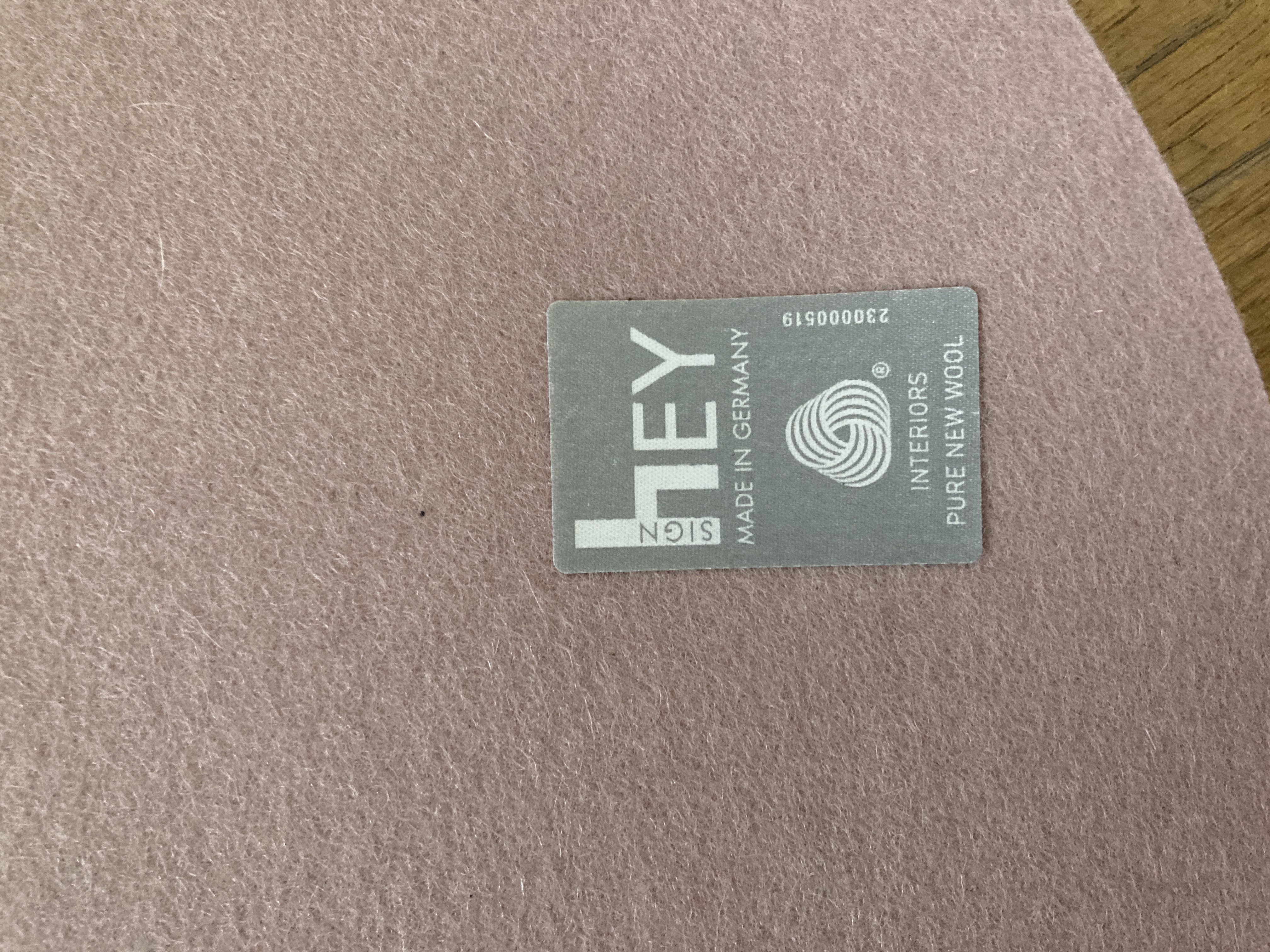 Graphics Rug Wool Pink