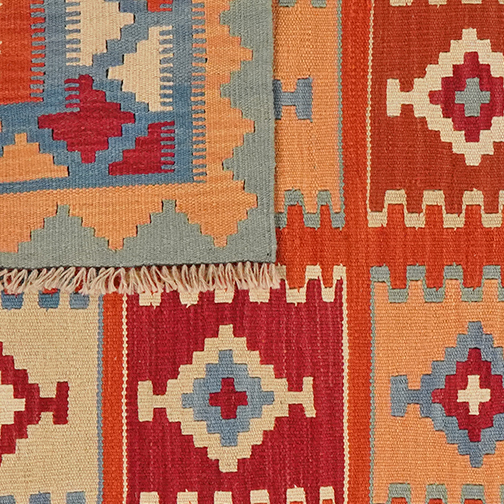 Kilim Gashgai Teppich Mehrfarbig