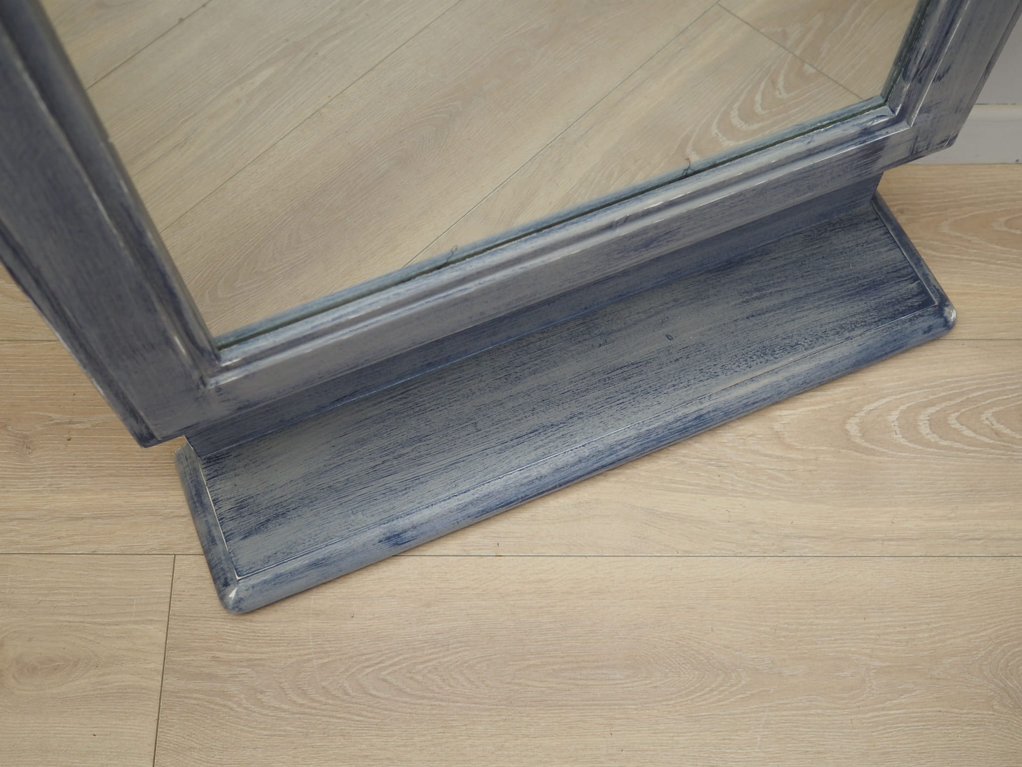 Vintage Mirror Beechwood Grey 1960s