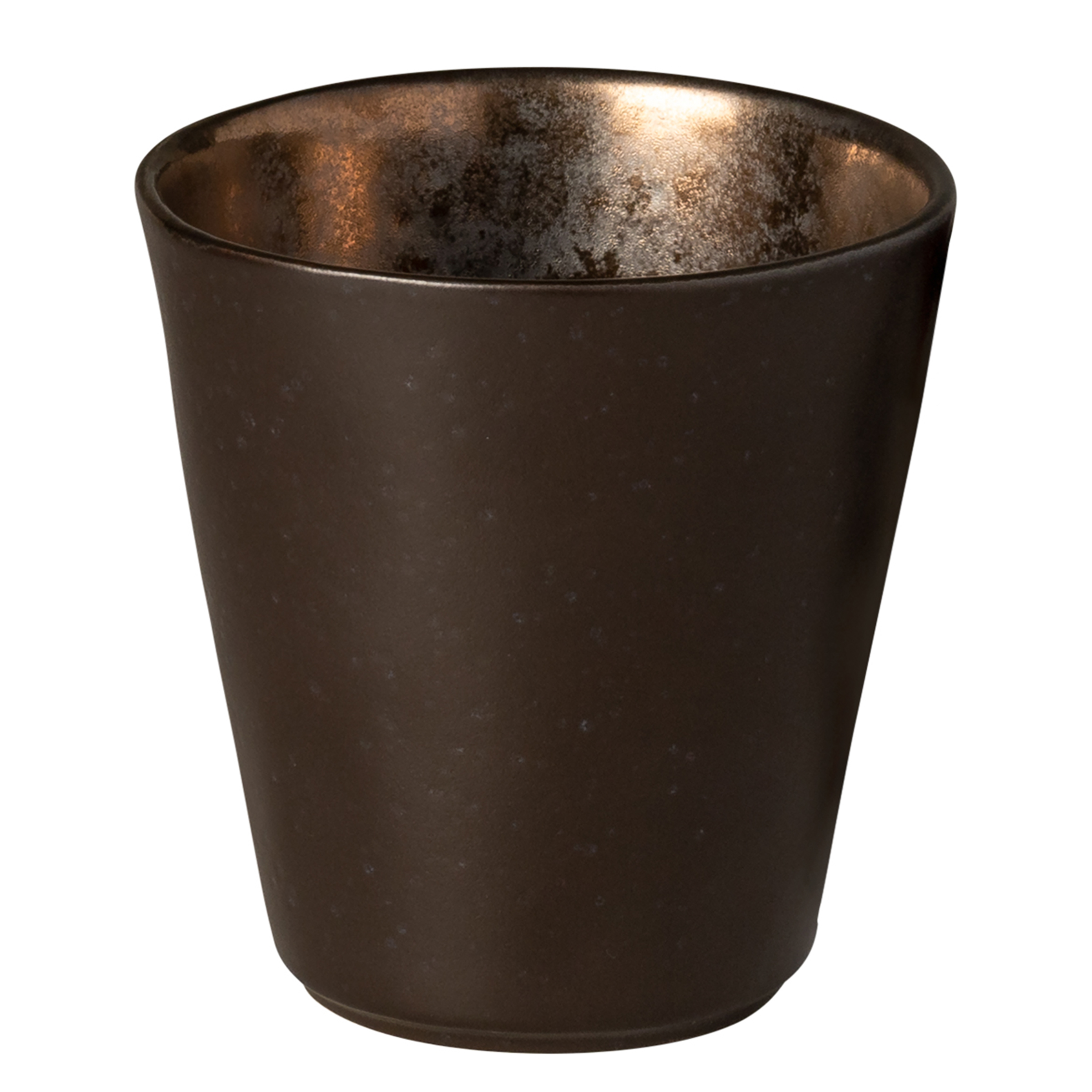 Lagoa Kaffeebecher 6er Set Steinzeug Dunkelbraun