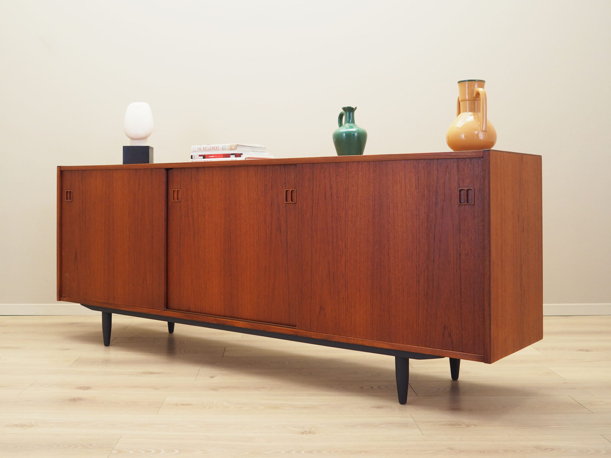 Vintage Sideboard Teakholz Braun 1970er Jahre