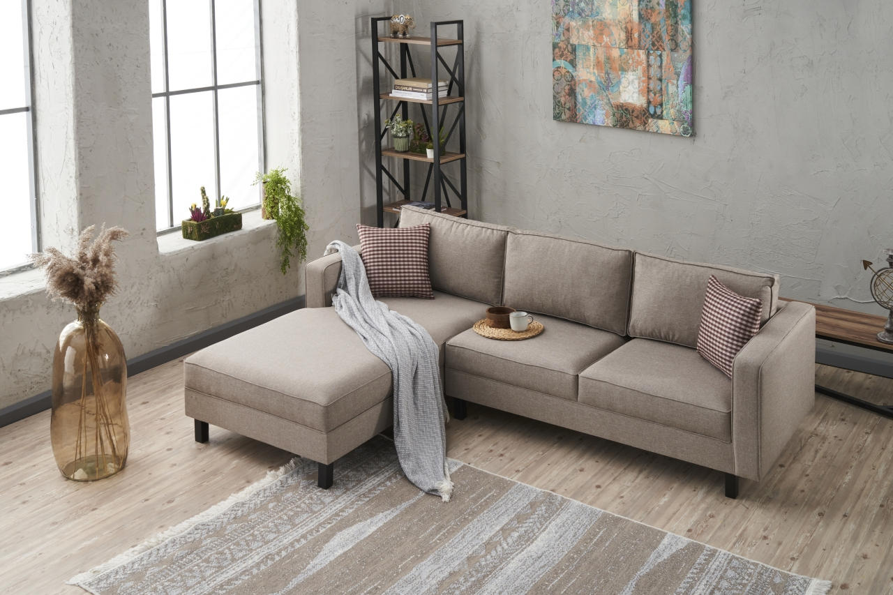 Kale Sofa Récamiere Links Creme