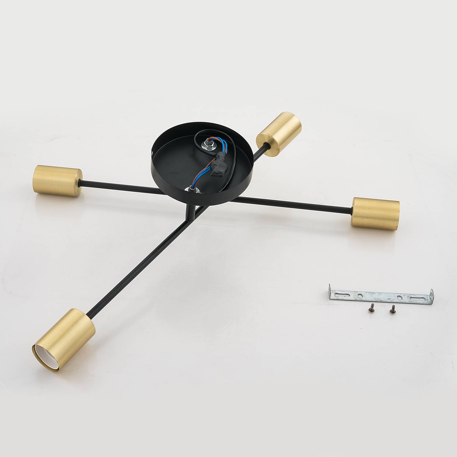 Crieff Ceiling Lamp Iron 4-light