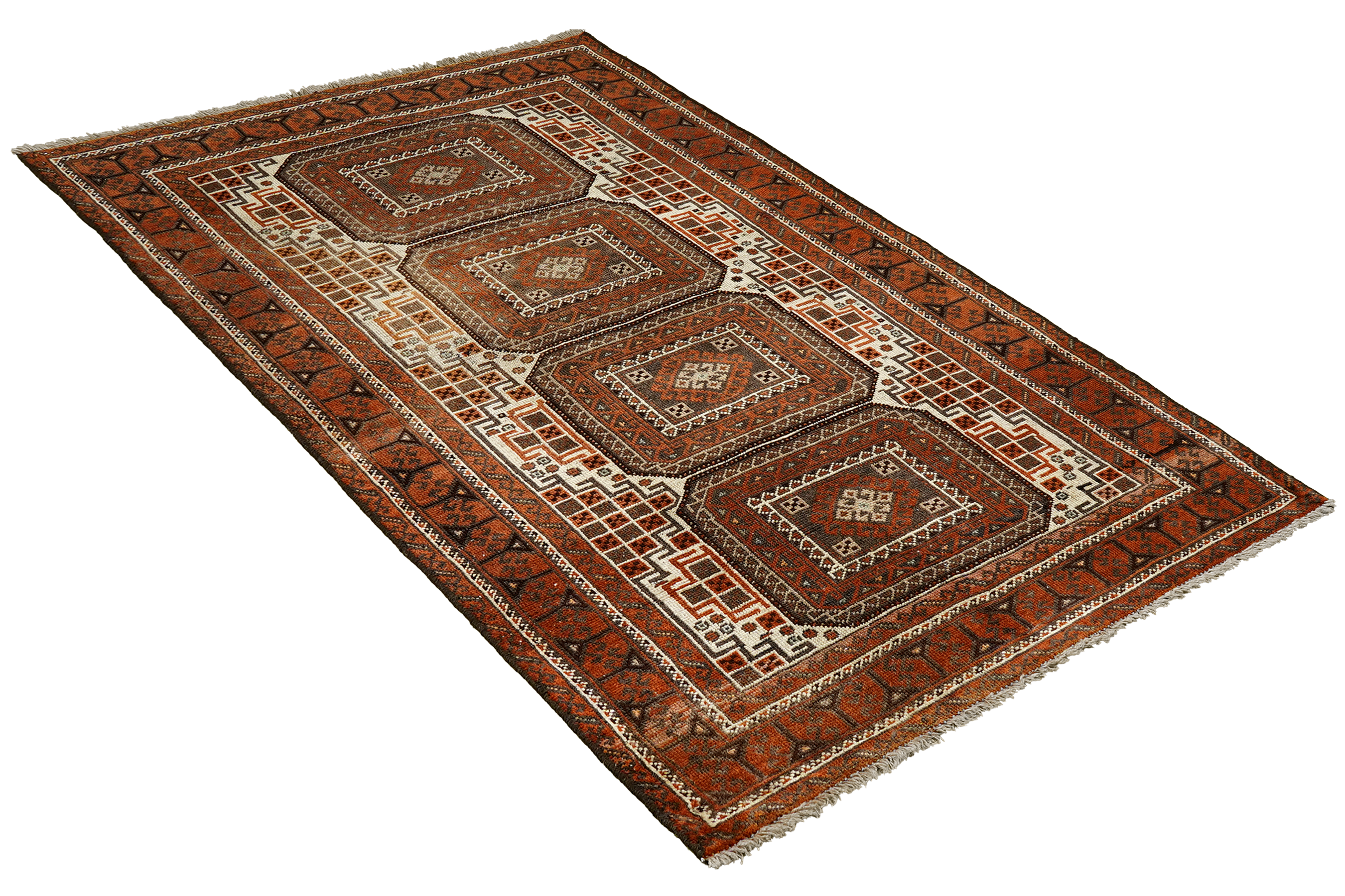 Heritage Teppich Wolle Mehrfarbig