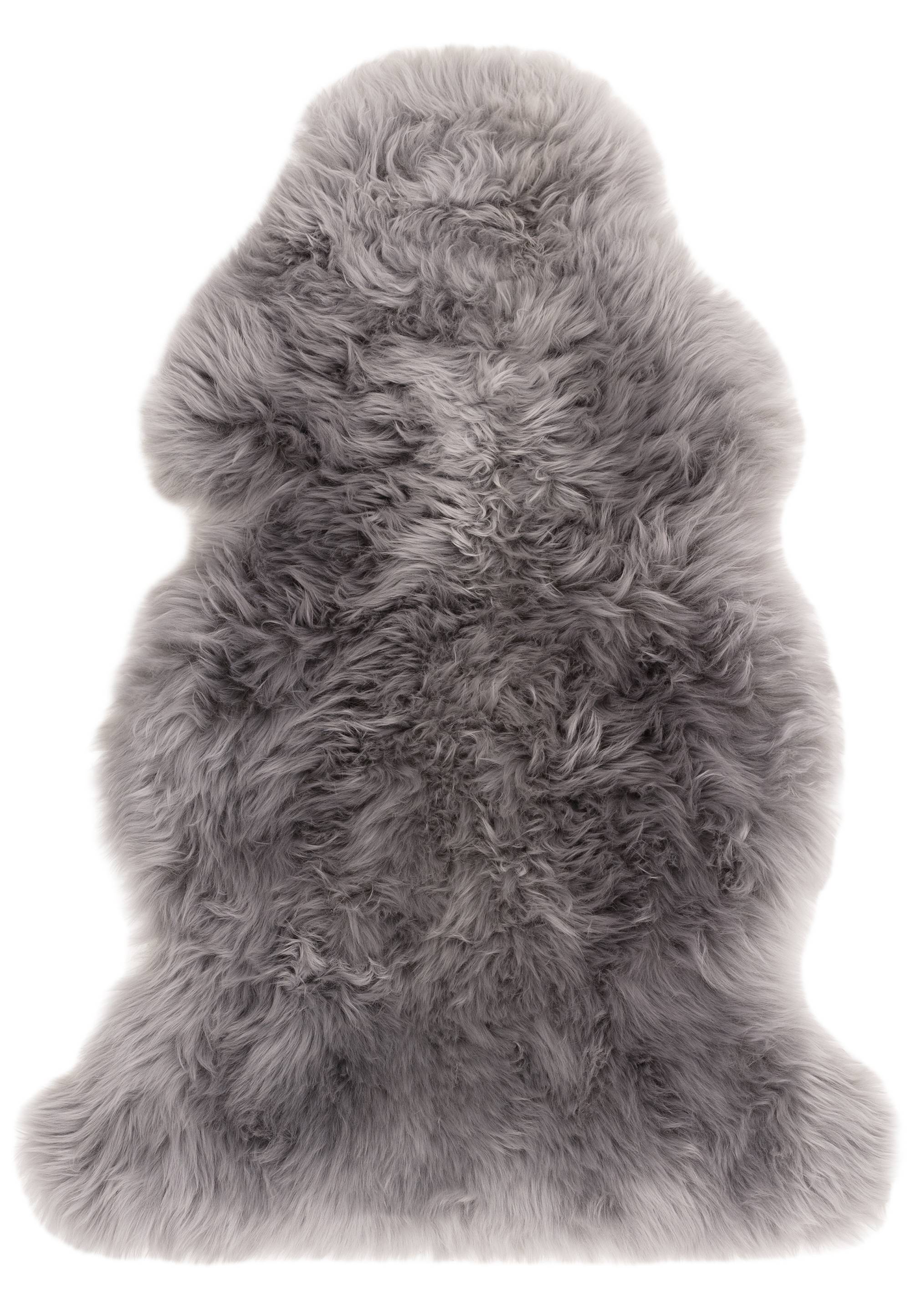Sheepskin Teppich Schaffell Grau 120x180cm