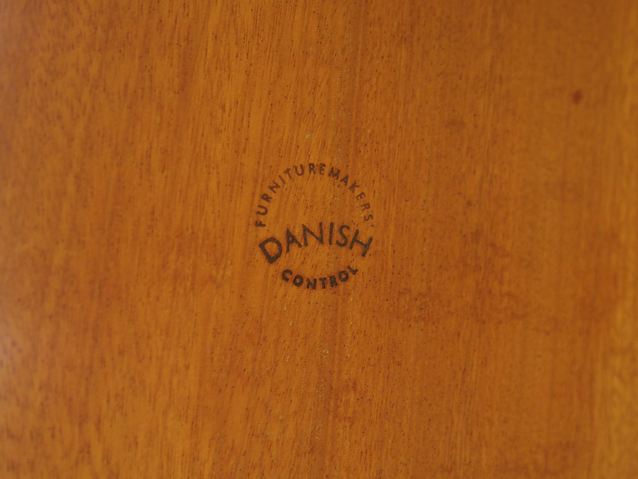 Dining table teak 1960s 122cm