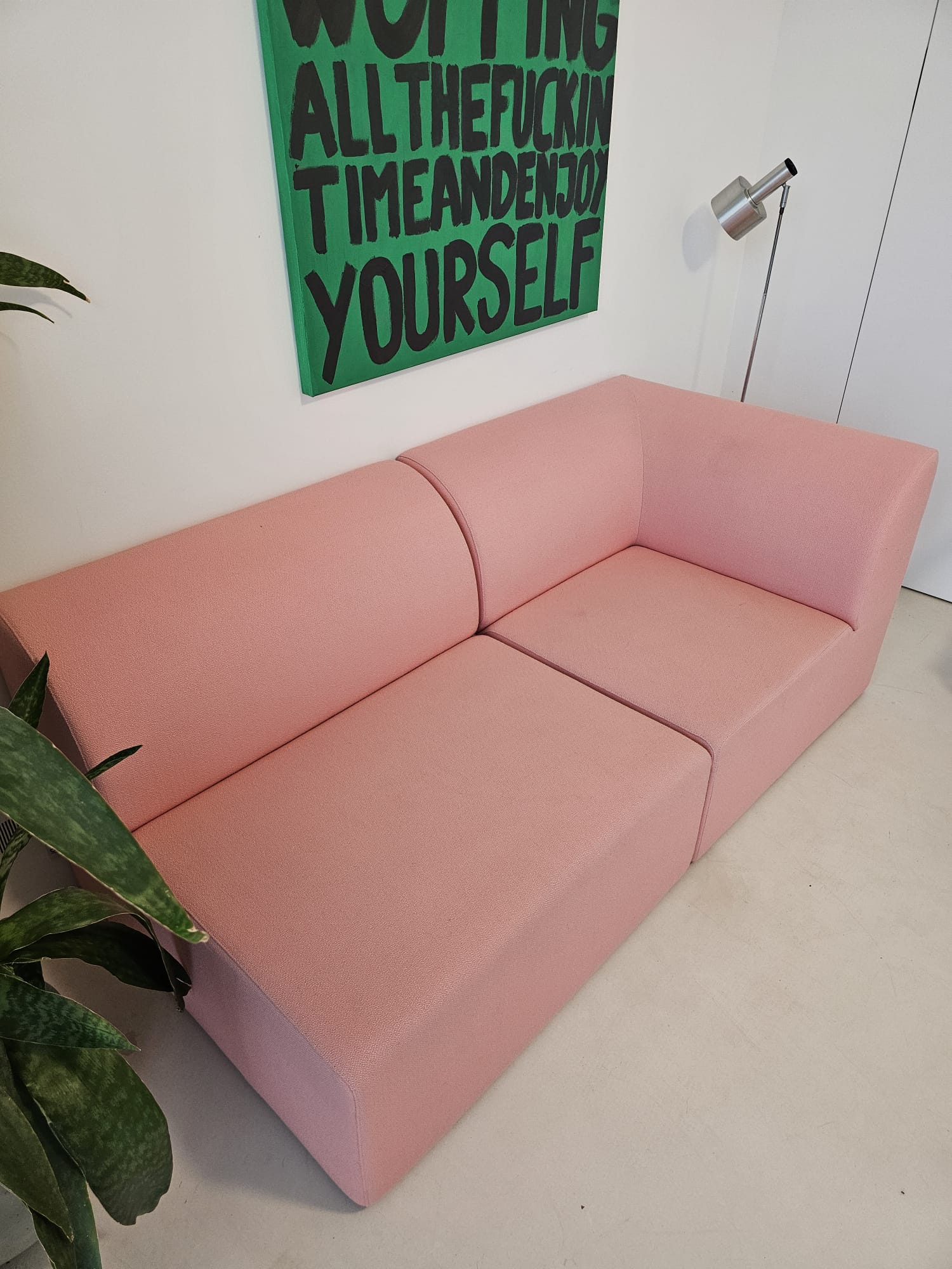 Weber Modulsofa 2-Sitzer Rosa