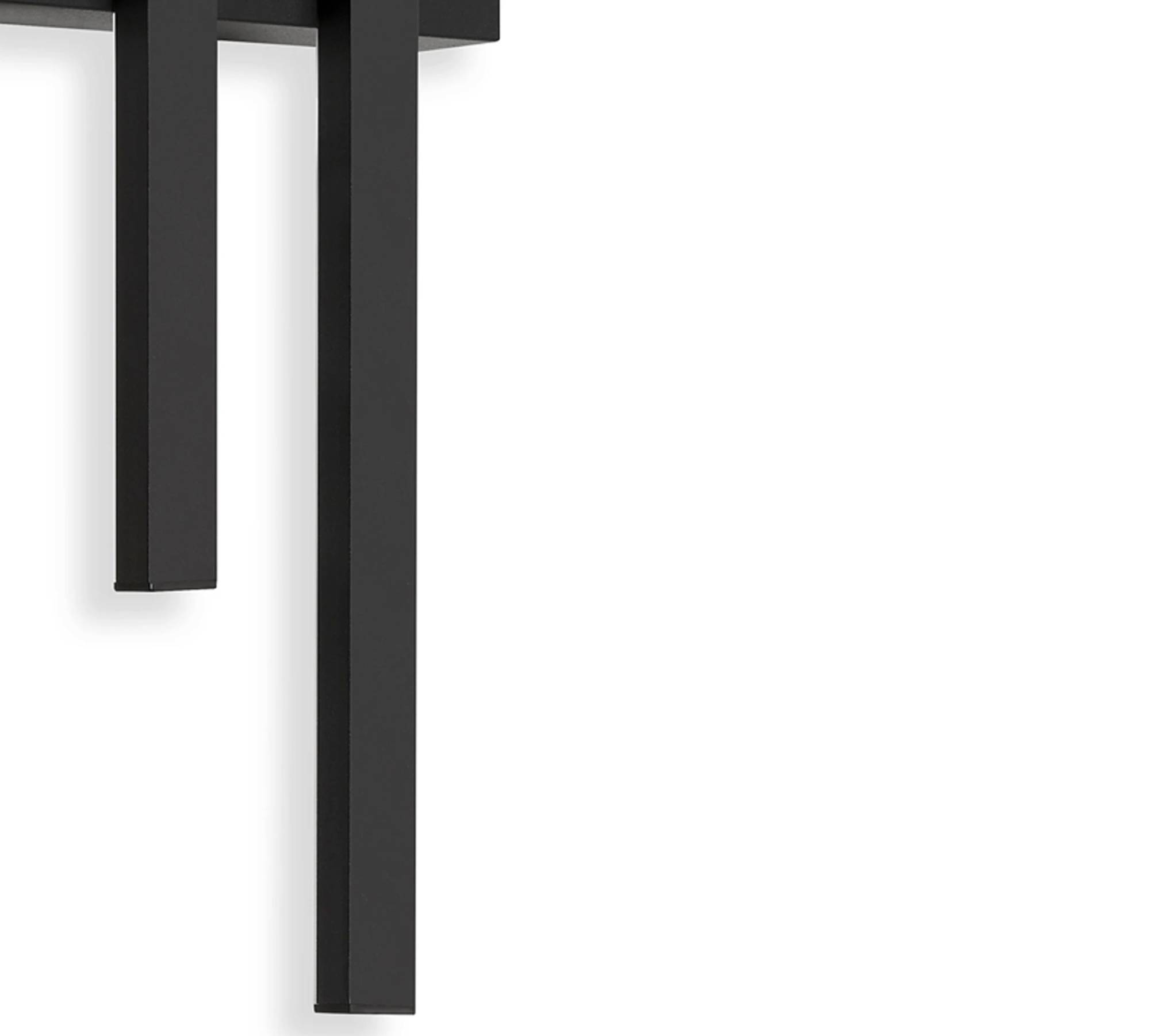 2-burner outdoor light polycarbonate iron black