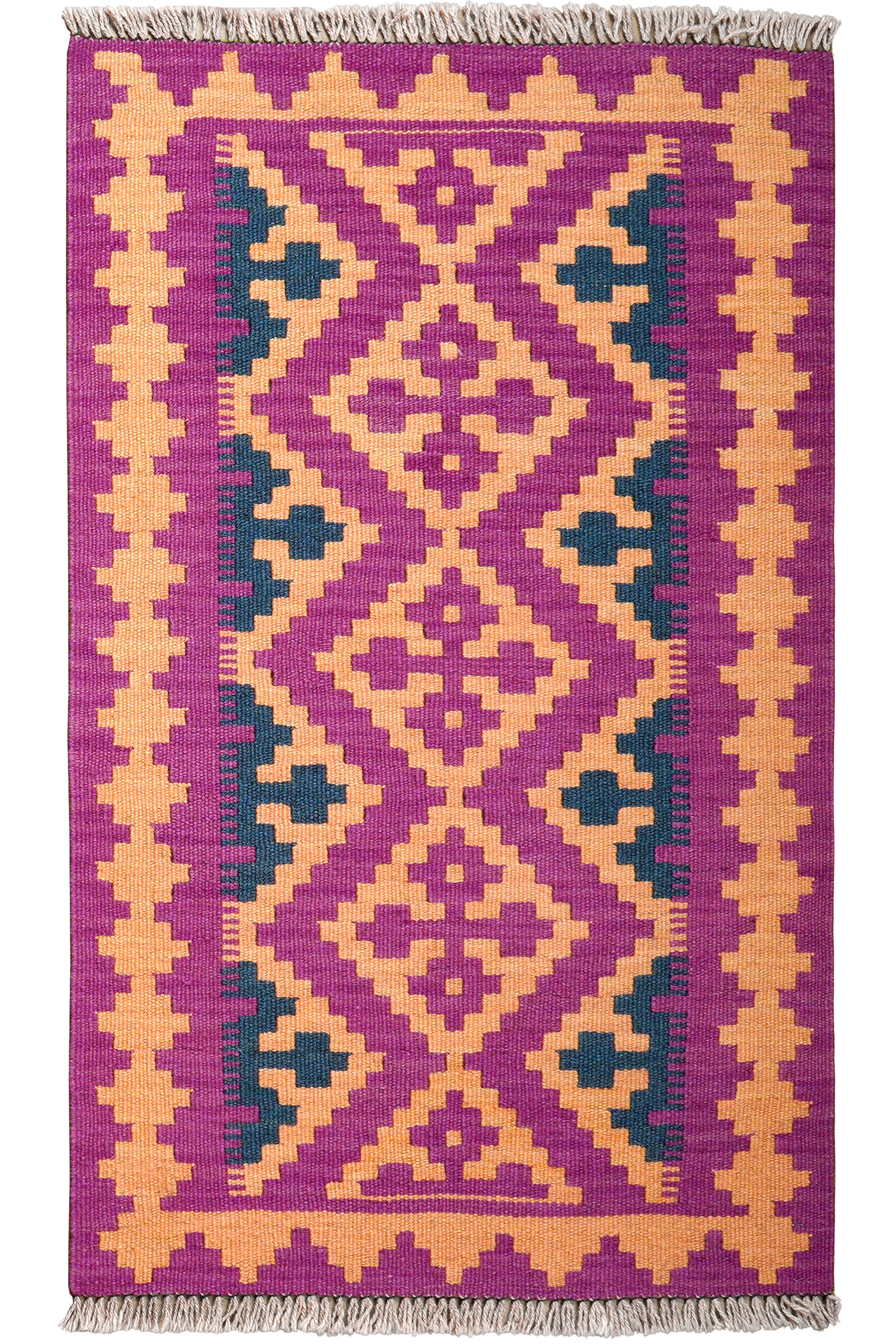 Kilim Gashgai Teppich Mehrfarbig