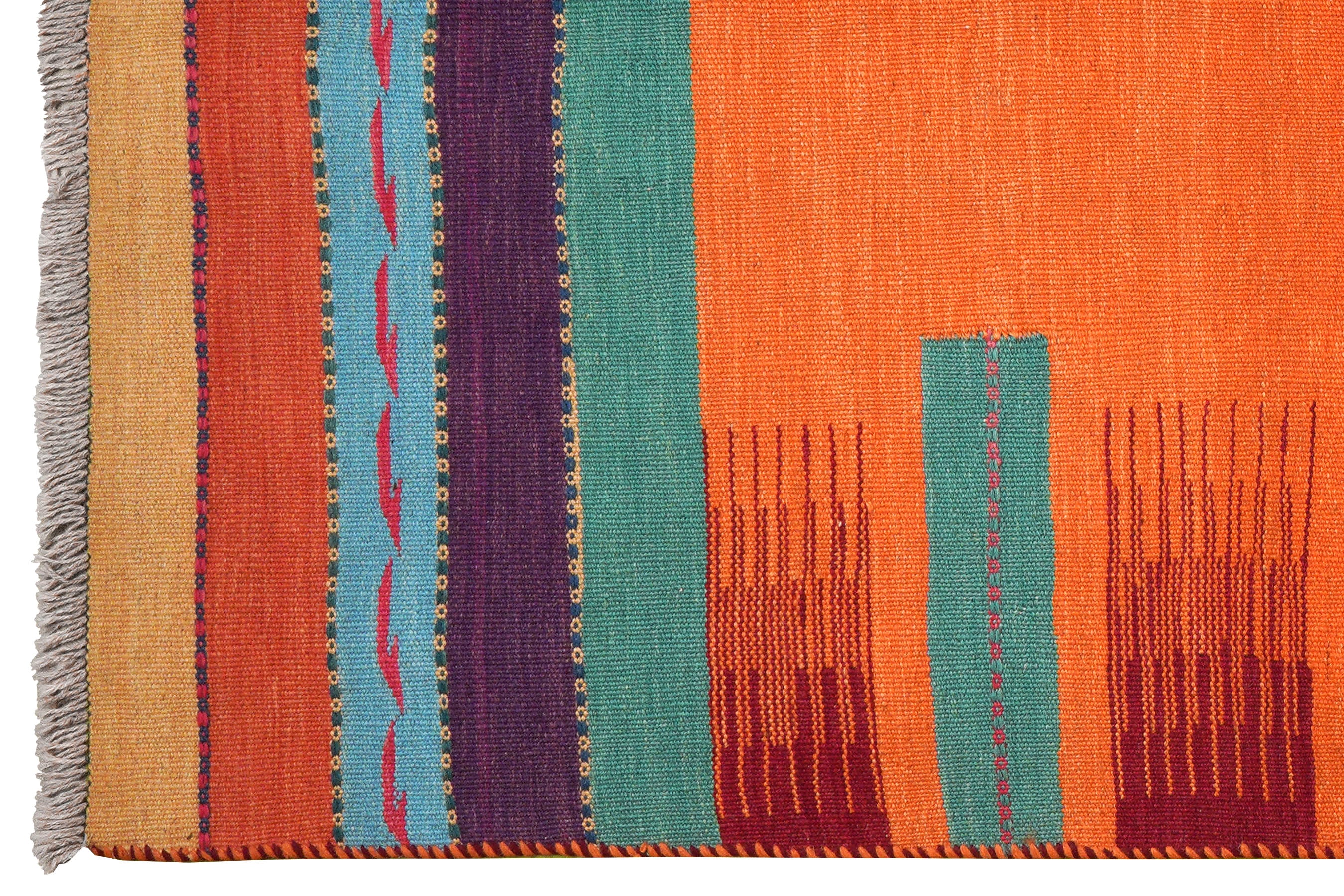 Kilim Gashgai Teppich Orange