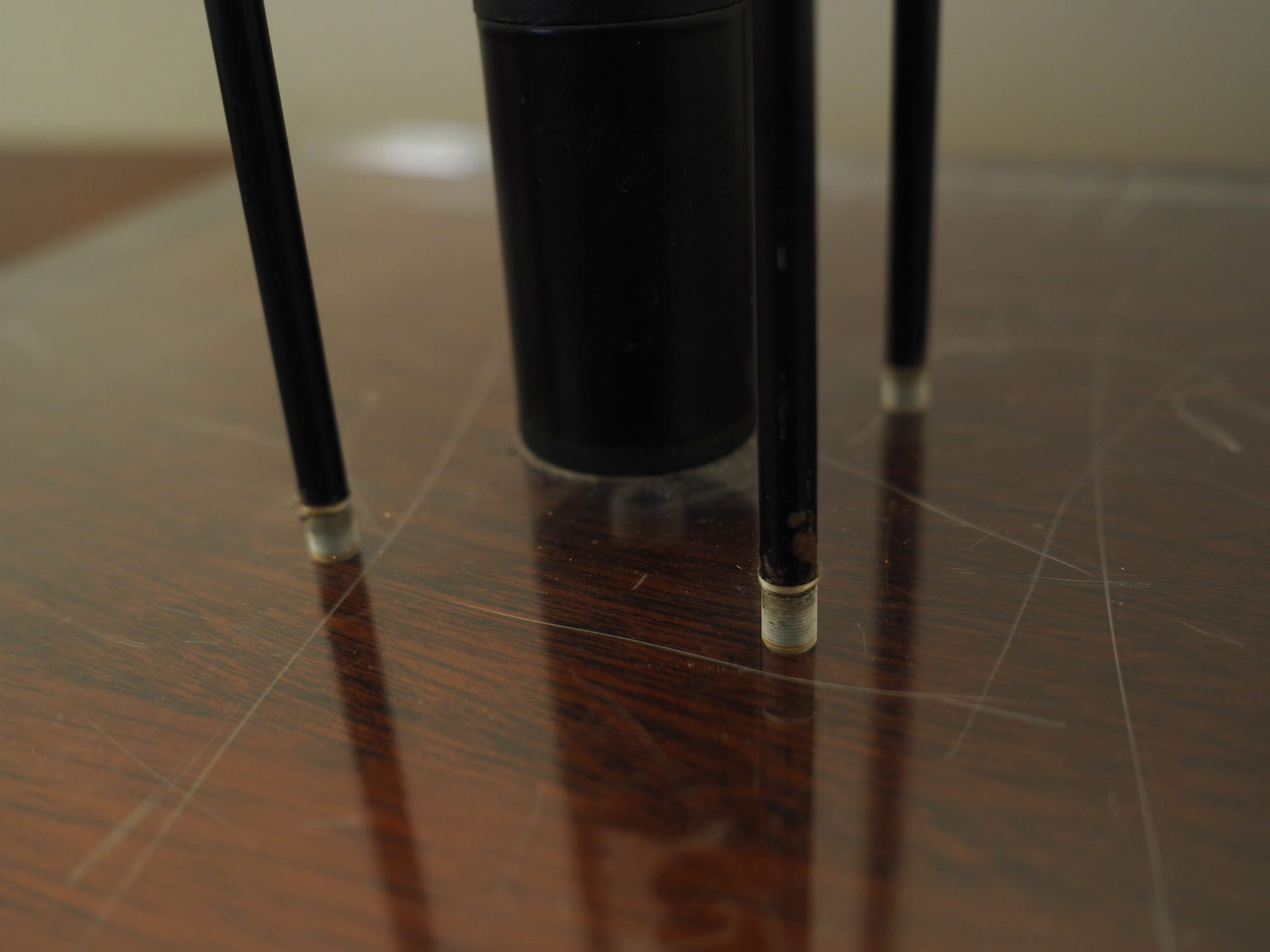 Tischlampe Kunststoff Metall Weiß 1970er Jahre