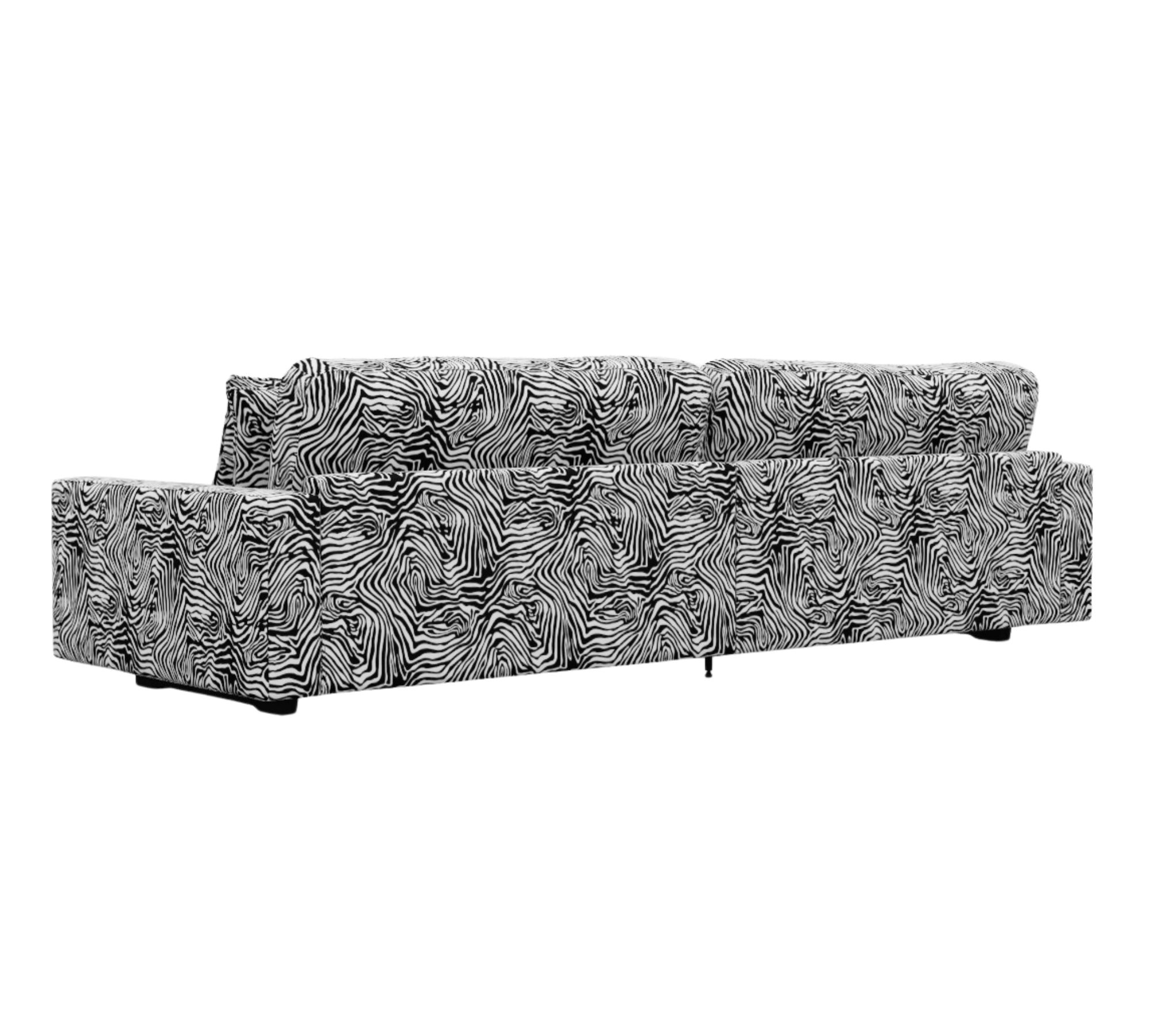 Valen Sofa XL Zebra Print mit Kissen