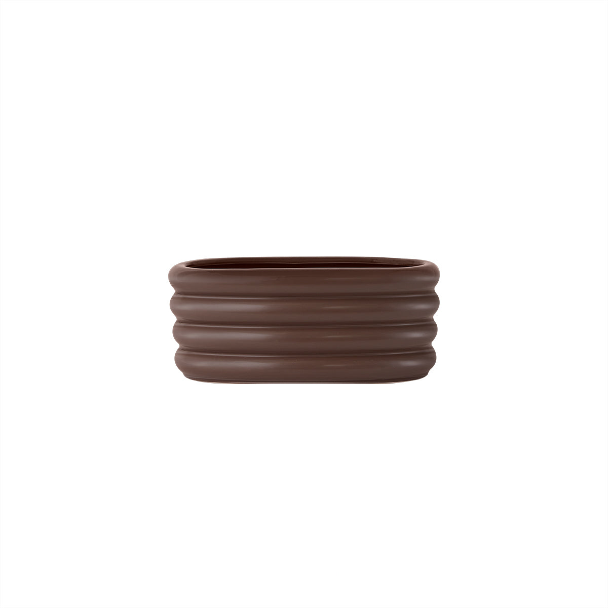 Awa Flowerpot Ceramic Brown