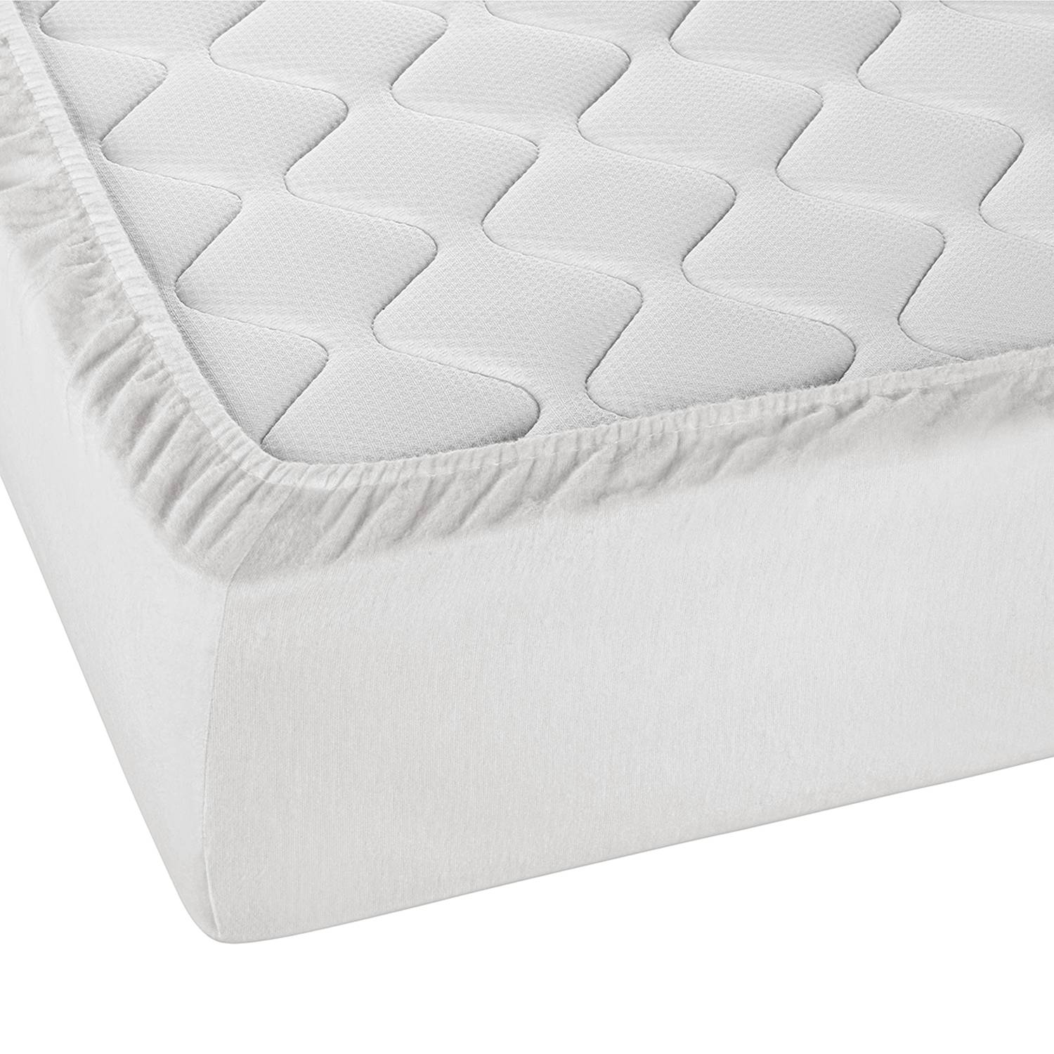 Feinbiber Spannbetttuch Baumwolle Weiß 140-160x200cm