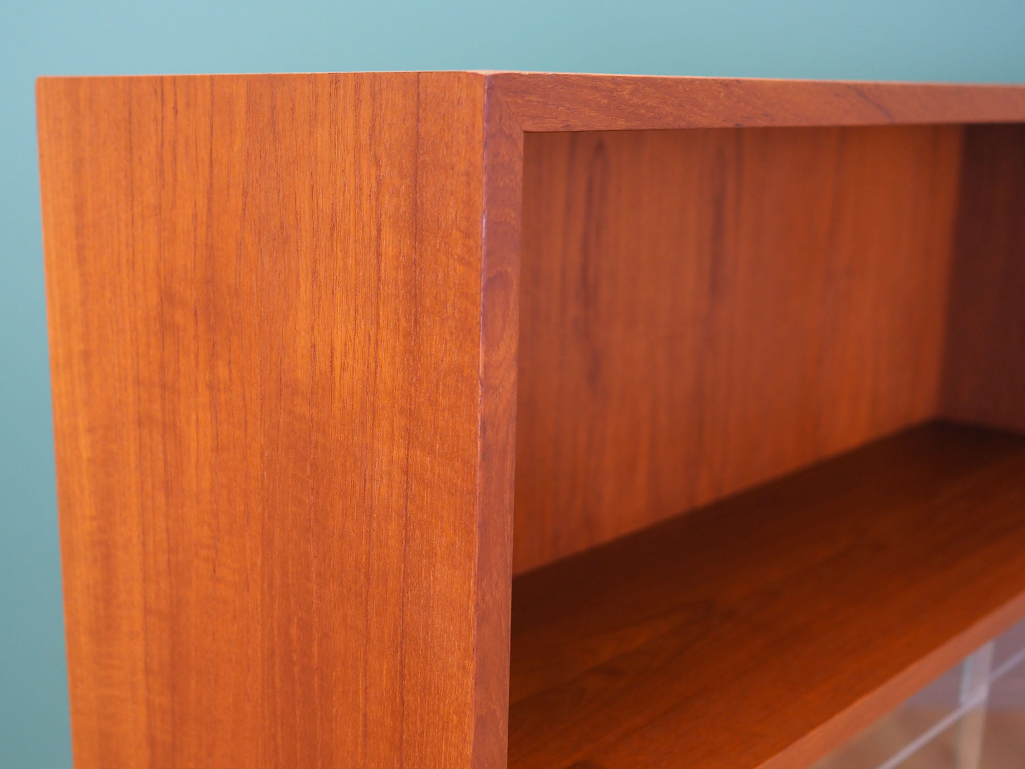 Vintage Bookshelf Teak Brown 1970s