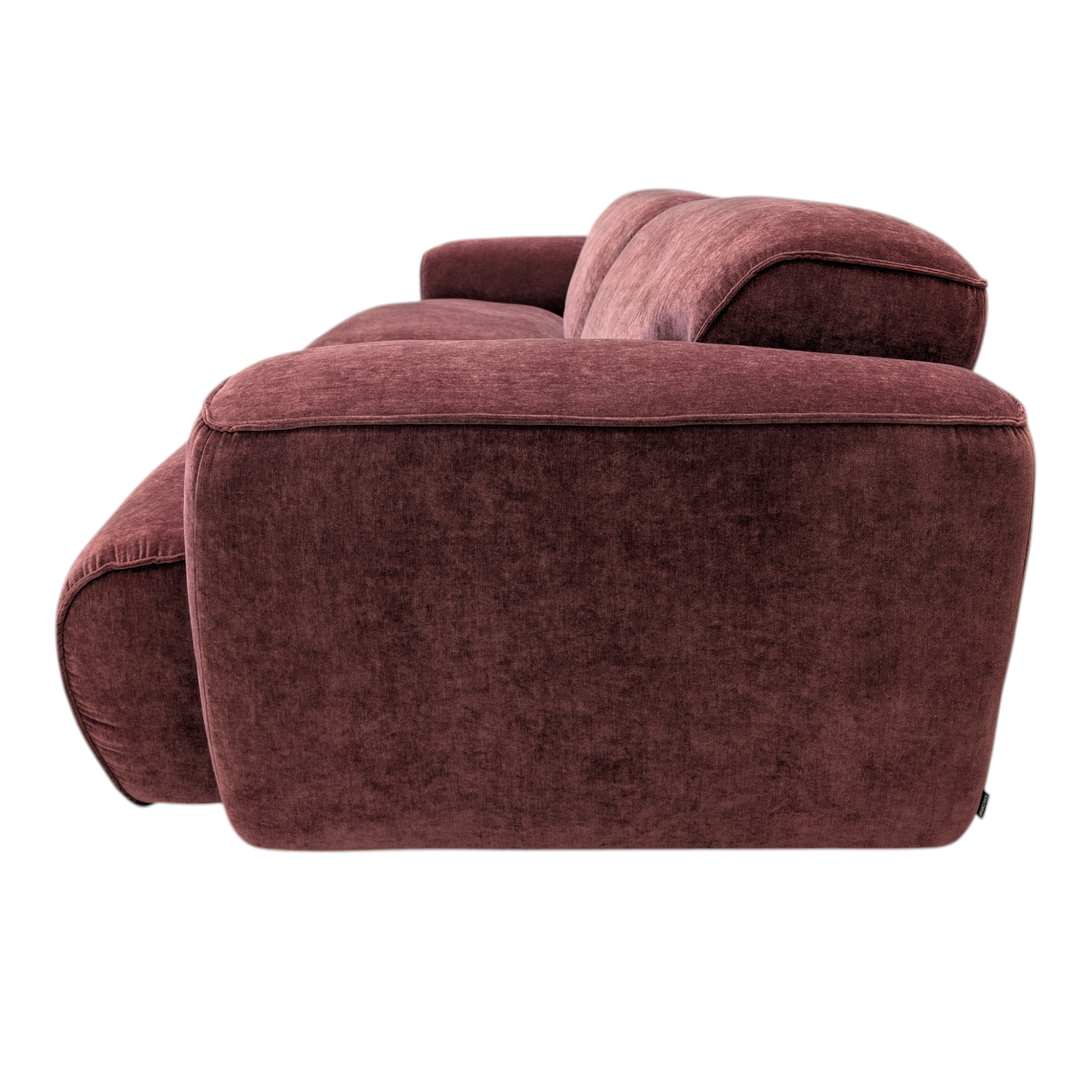 Greta Sofa 3-Sitzer Moss Burgundy
